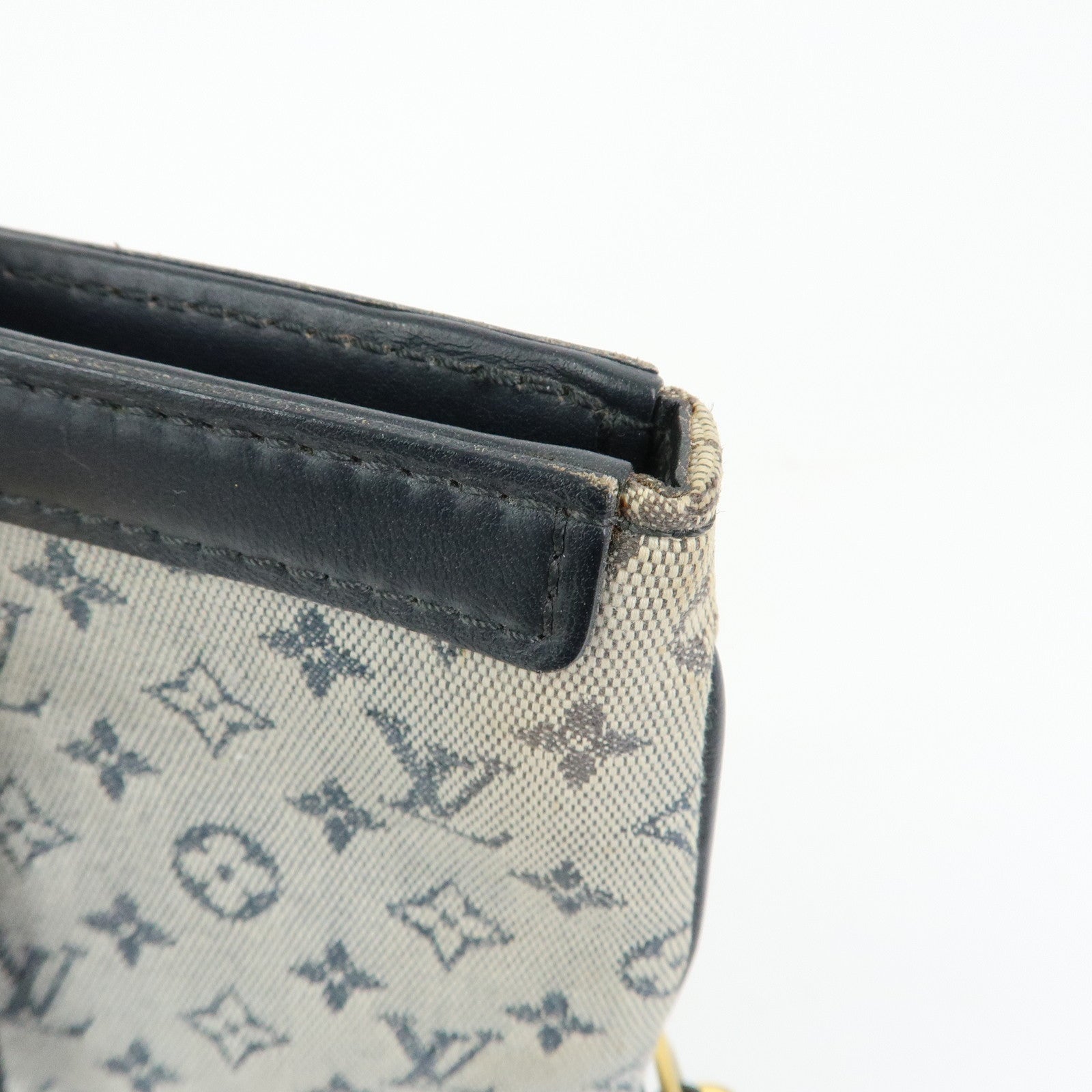 Louis Vuitton Monogram Mini Francoise Shoulder Bag Blue M92208