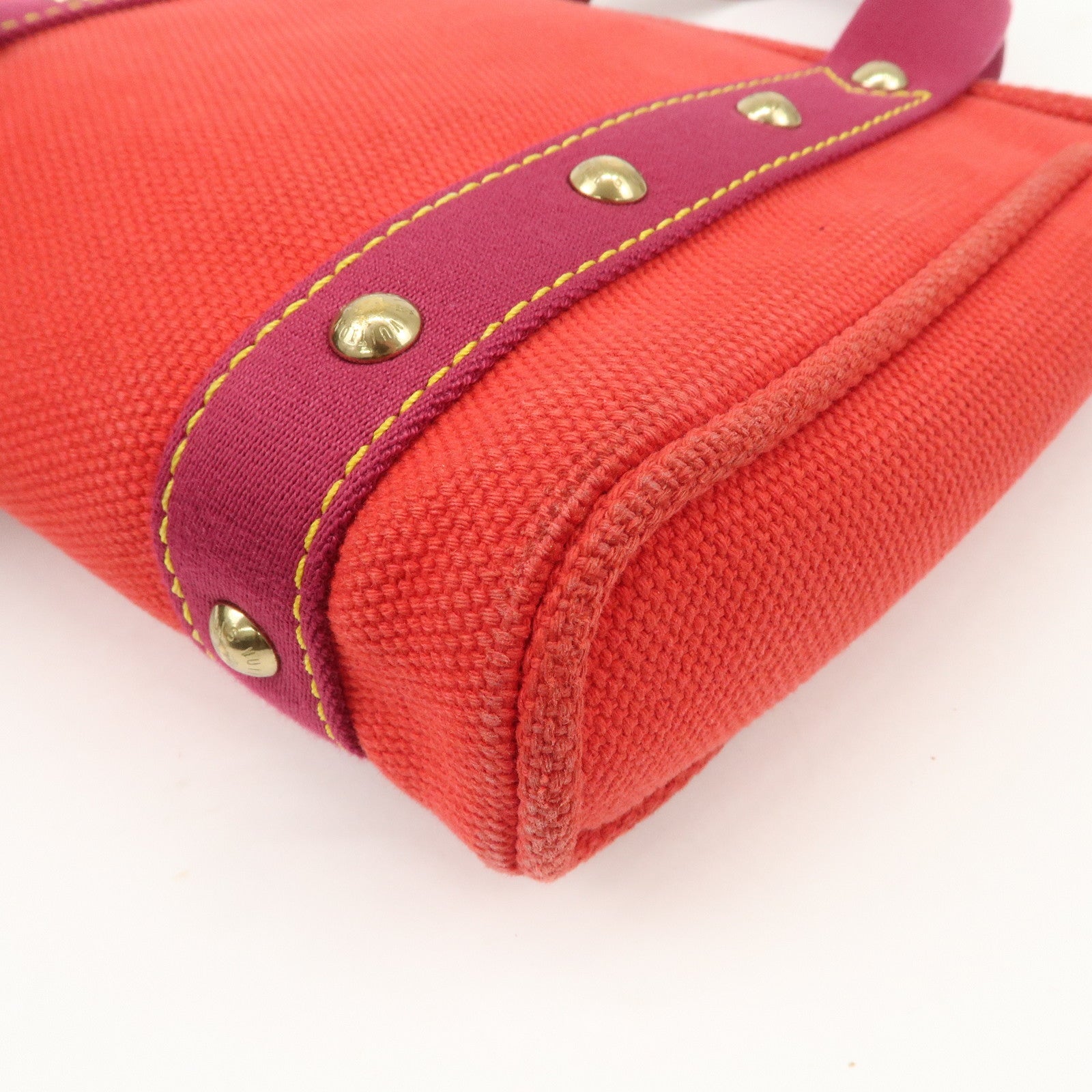 Louis Vuitton Antigua Cabas PM Hand Bag Rouge M40037