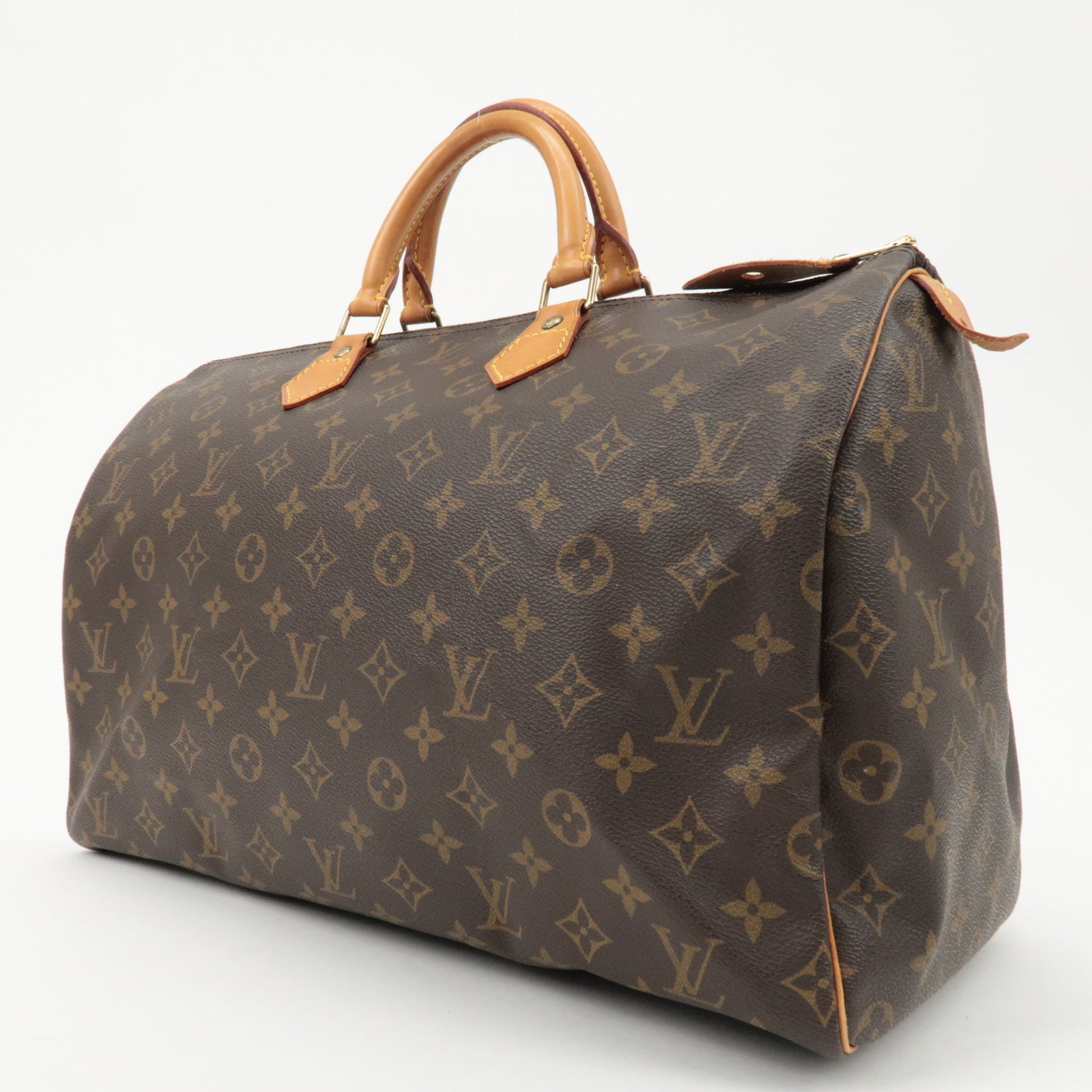 Louis Vuitton Monogram Speedy 40 Hand Bag Boston Bag M41522 Used