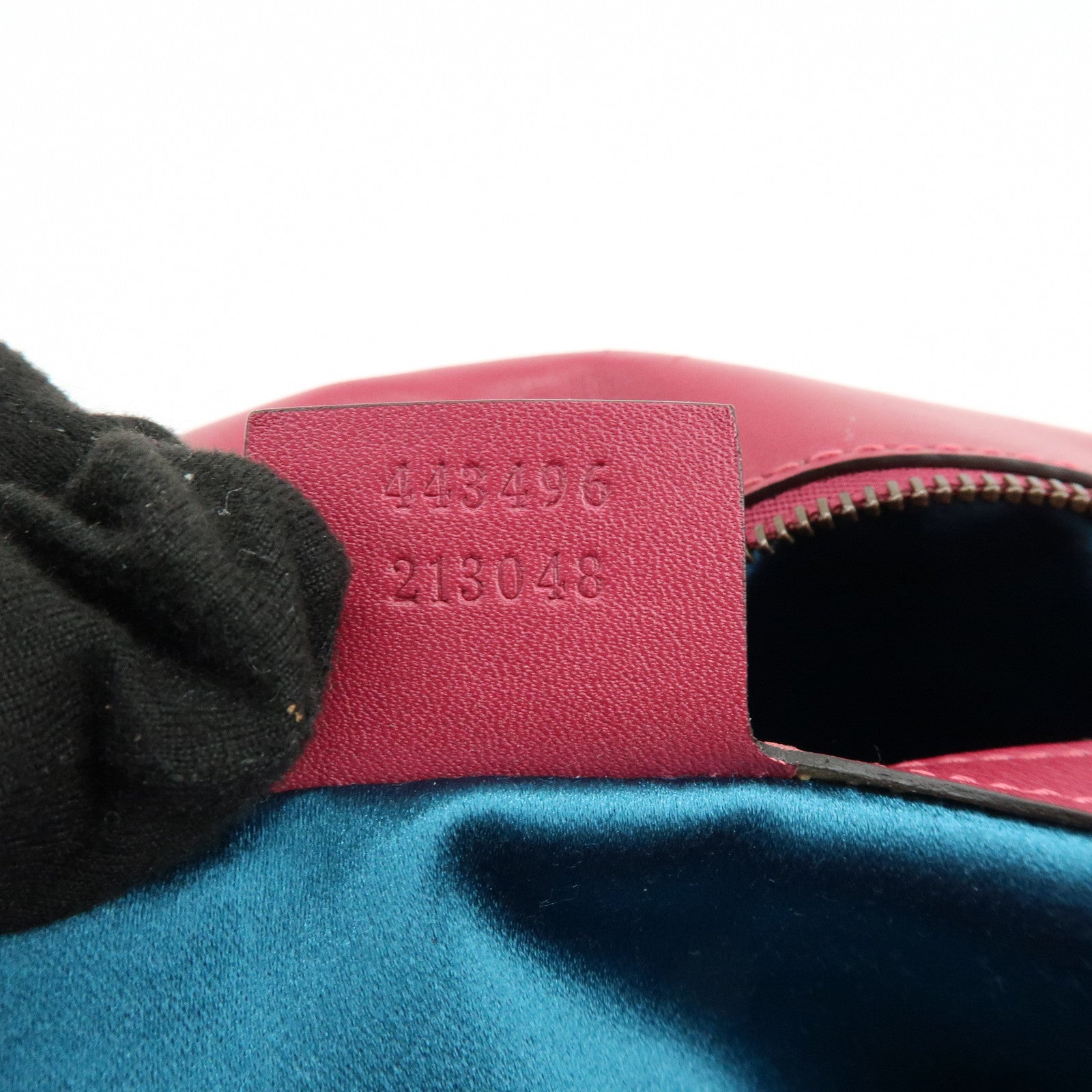 GUCCI GG Marmont Velour Leather Chain Shoulder Bag Pink 443496