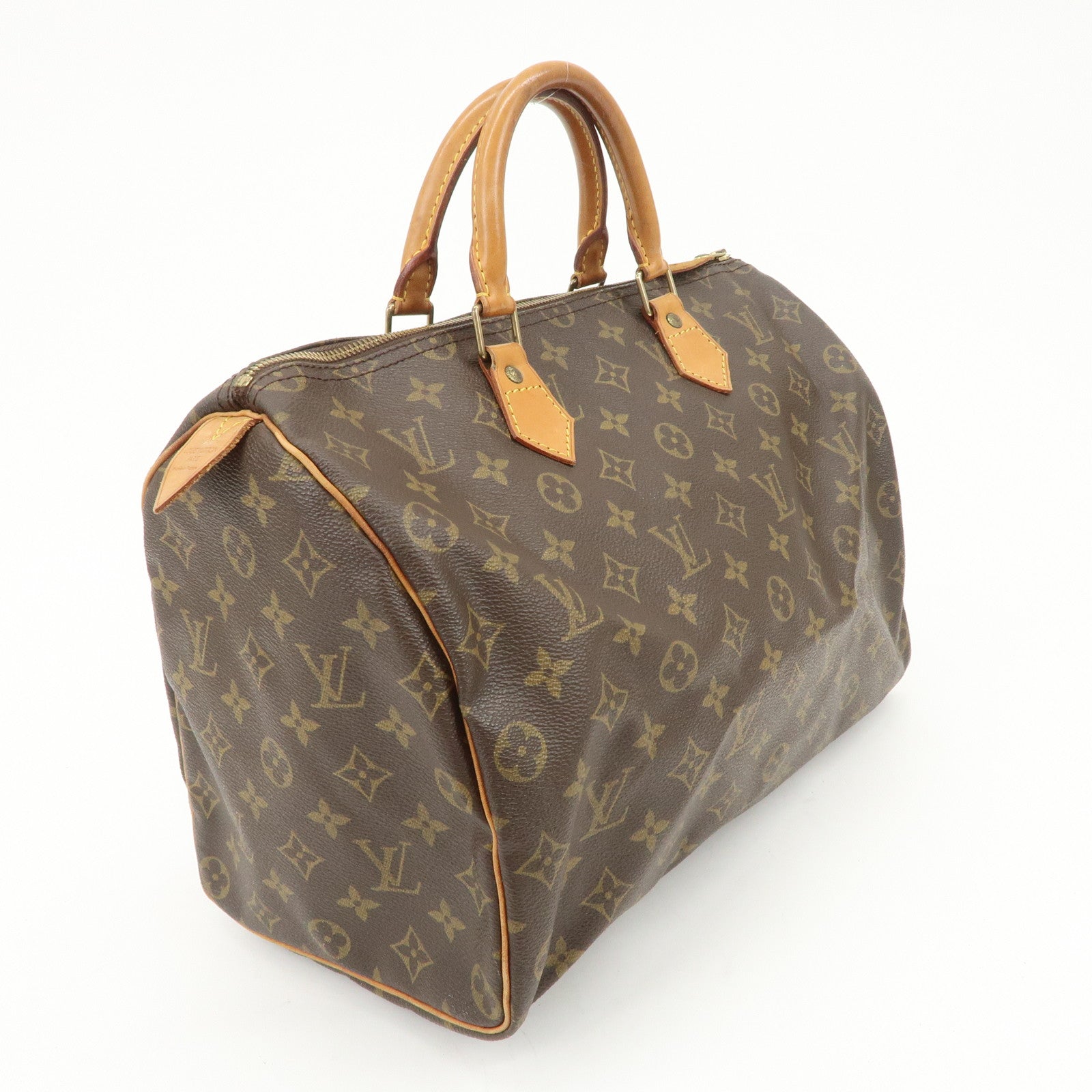 Louis Vuitton Monogram Canvas Speedy 35 Boston Bag Hand Bag M41524