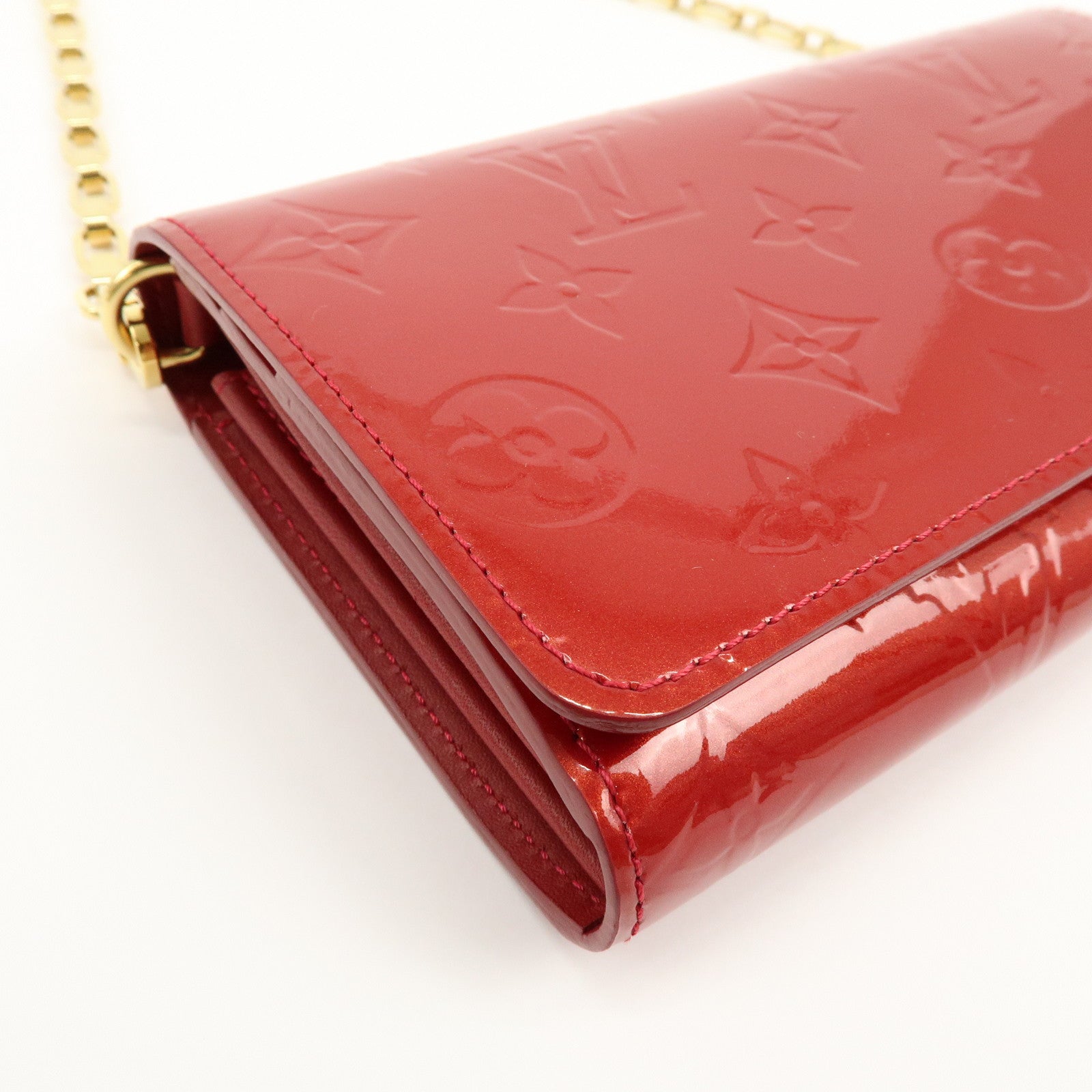 Louis Vuitton Monogram Vernis Portefeuille Sarah Chain Bag M90206