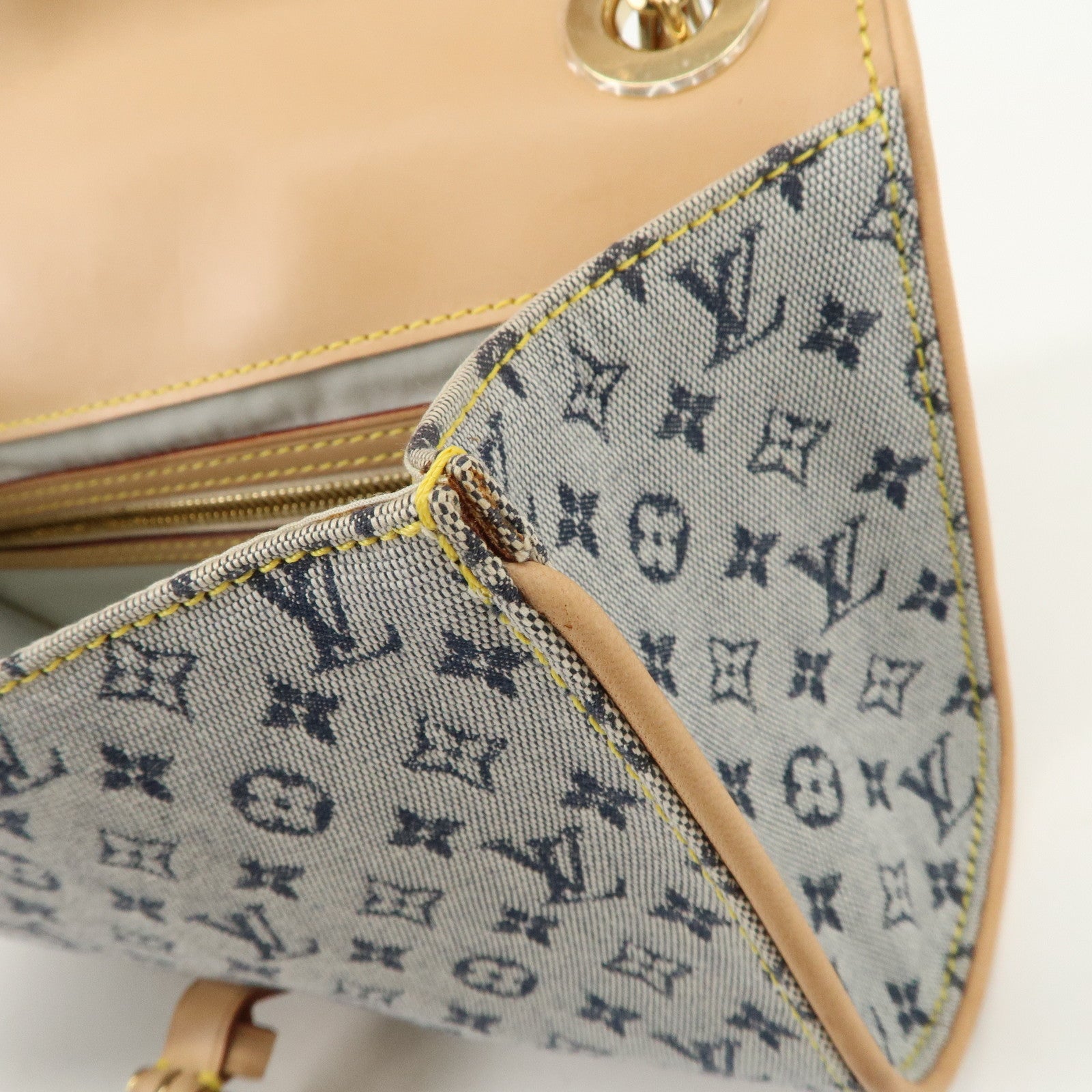 Louis Vuitton Monogram Mini Camille Shoulder Bag Blue M92002
