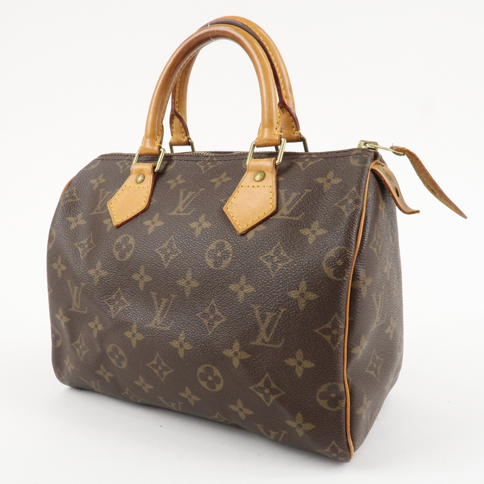 Louis Vuitton Monogram Speedy 25 Hand Bag Boston Bag M41528 Used