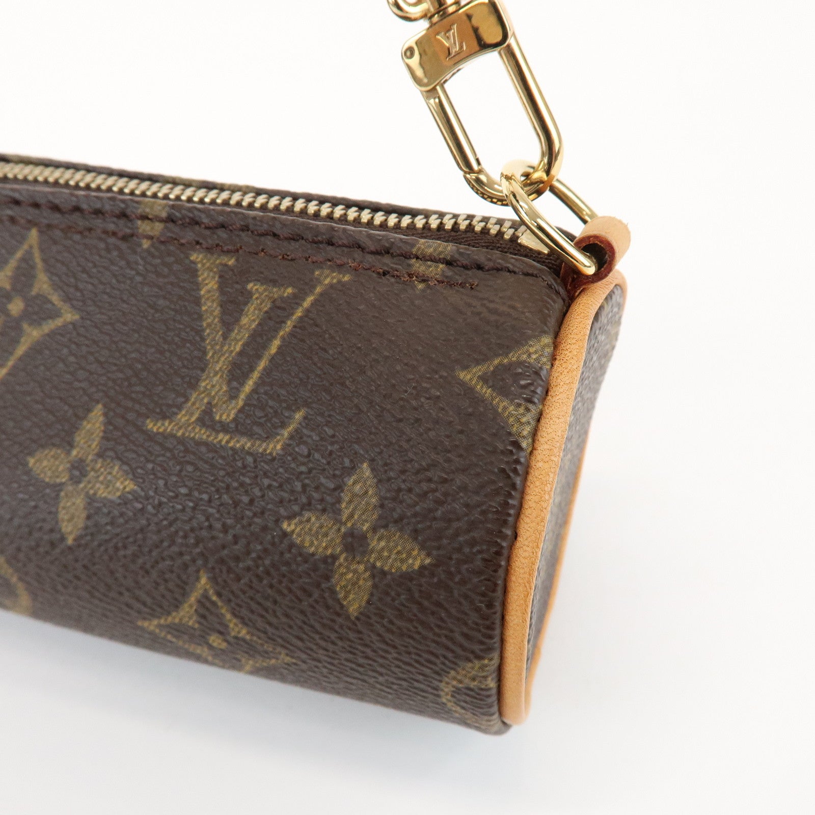 Louis Vuitton Monogram Mini Pouch for Papillon Bag Brown