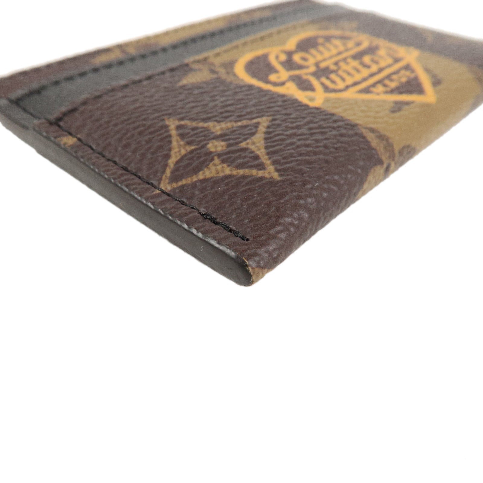 Louis Vuitton Monogram Porte Cartes Double Canvas Card Case M81006 Used