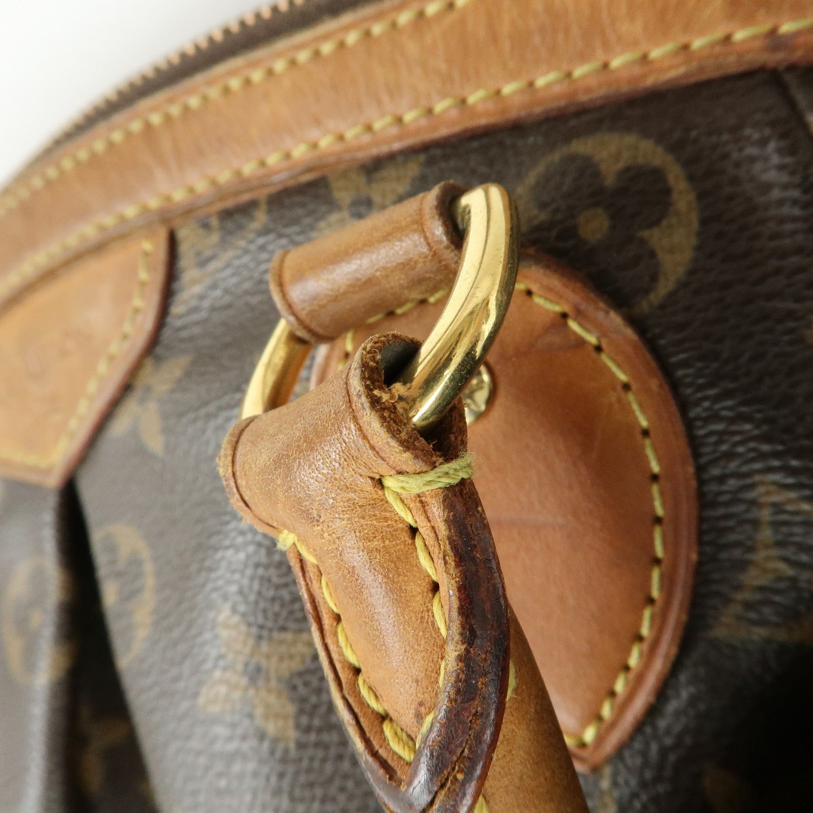 Louis Vuitton Monogram Tivoli PM Hand Bag Shoulder Bag Brown M40143