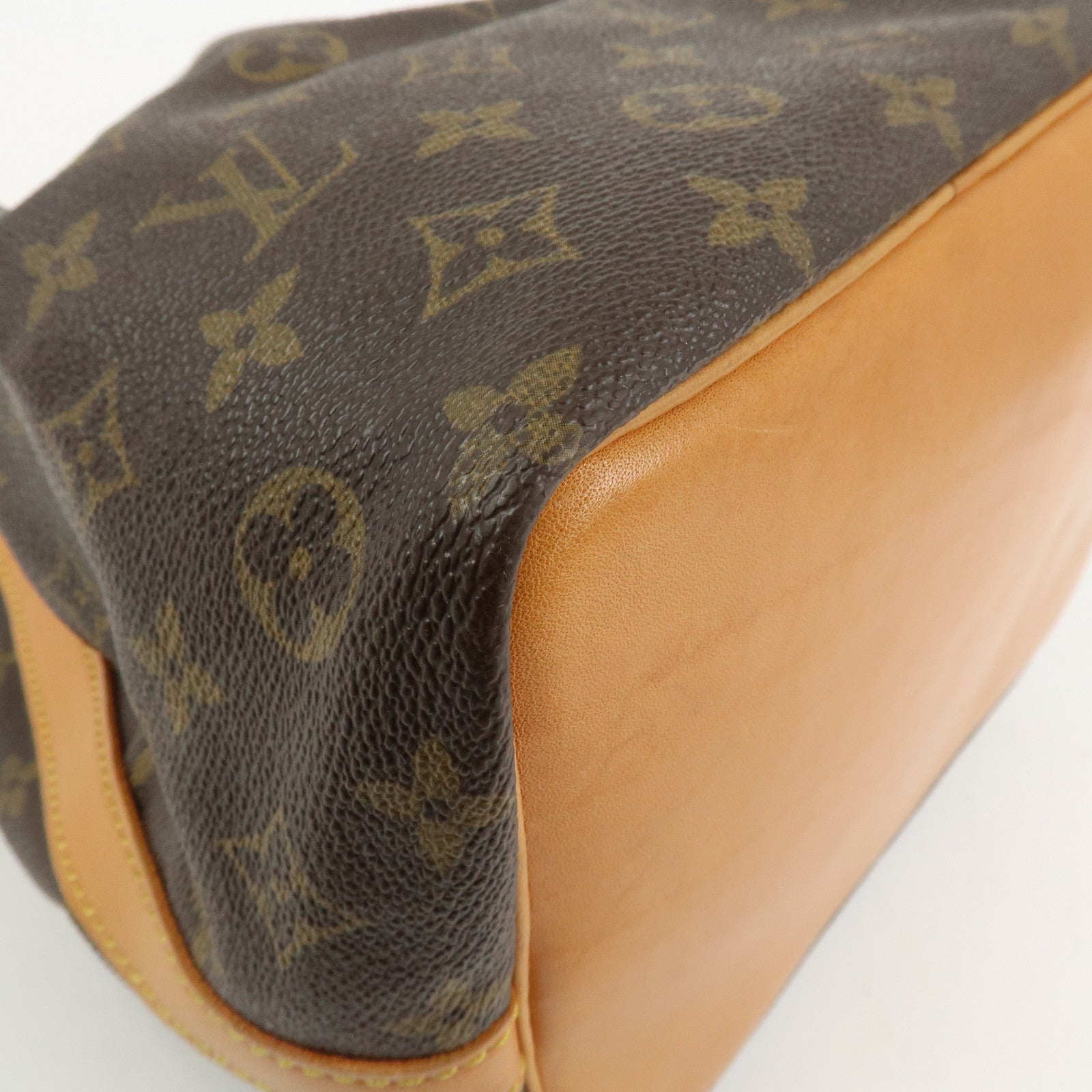 Louis Vuitton Monogram Canvas Petit Noe Shoulder Bag Brown M42226