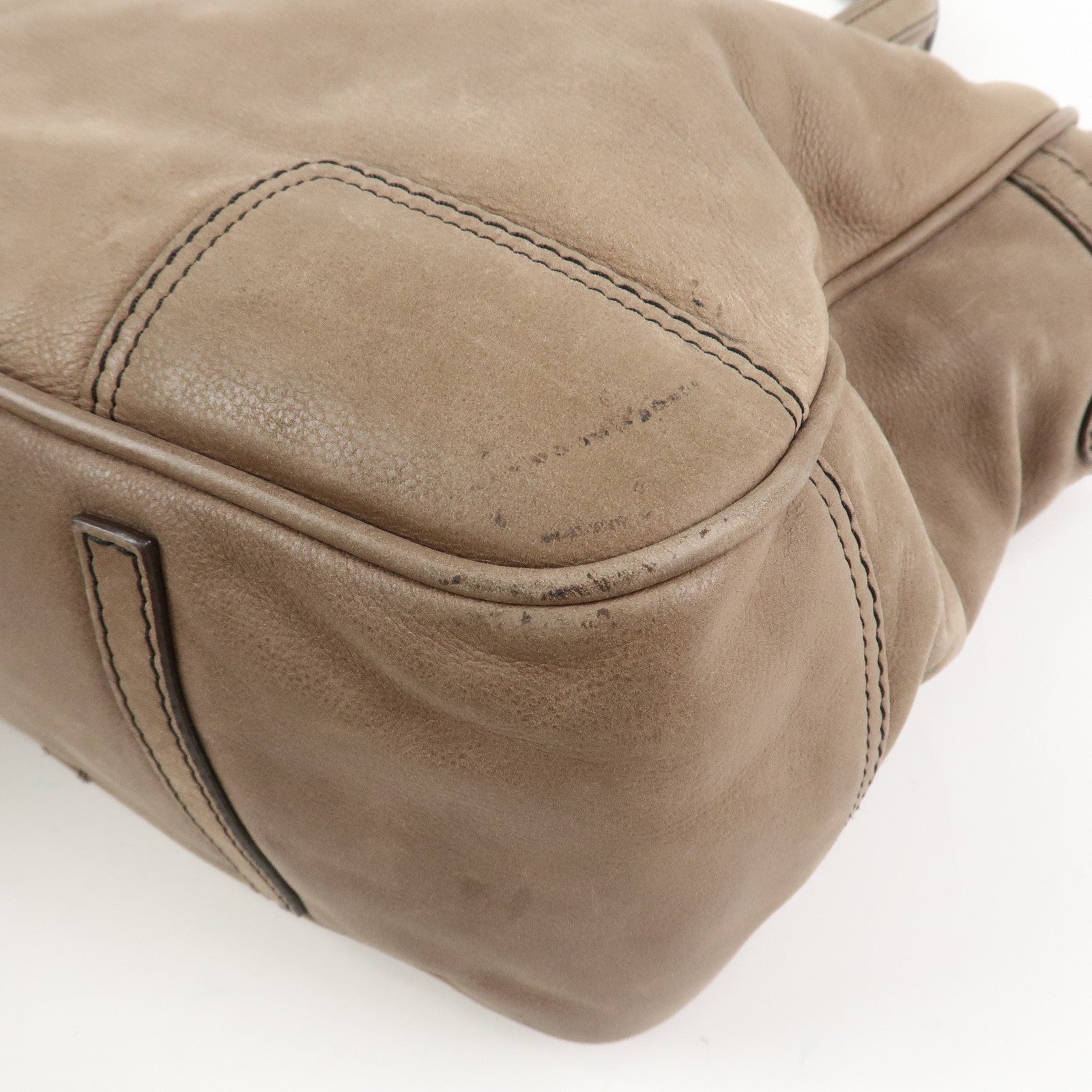 LOEWE Anagram Bolso Leather 2Way Bag Shoulder Bag Light Brown