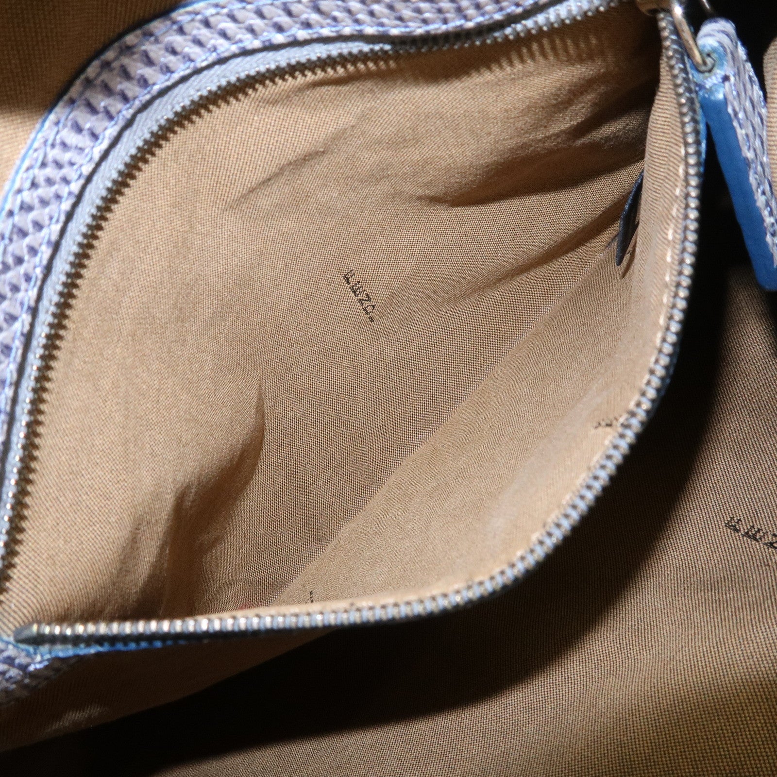 FENDI Zucca Canvas Chain Shoulder Bag Multicolor 8BR581