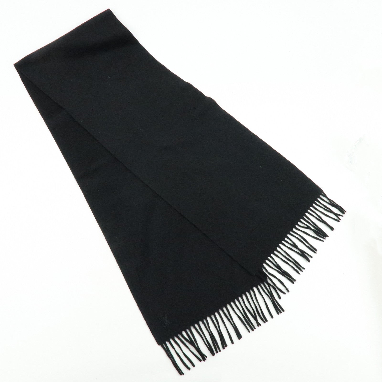 Louis Vuitton Écharpe Jeram Cashmere 100% Scarf Black M75362