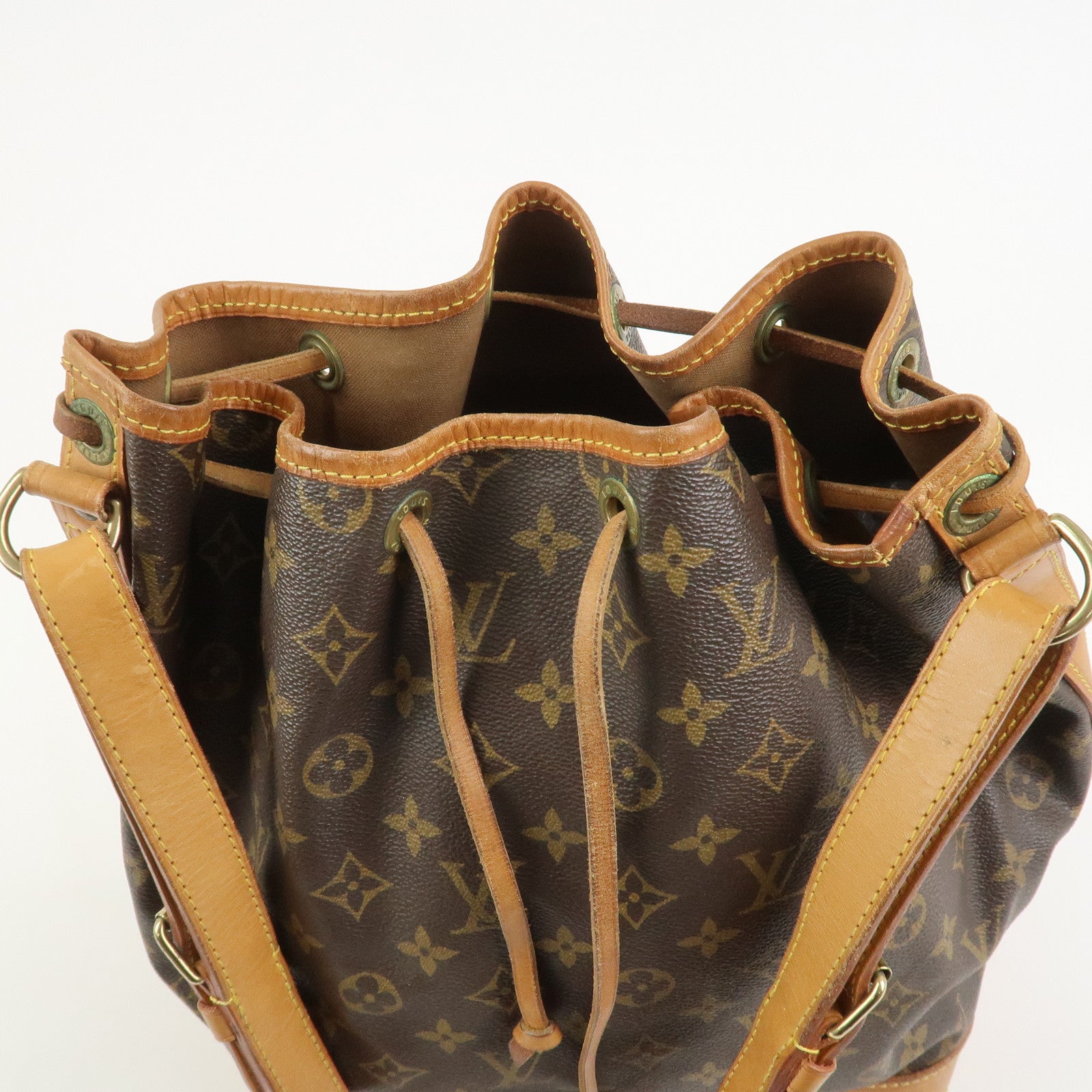 Louis Vuitton Monogram Noe Shoulder Bag Hand Bag Brown M42224