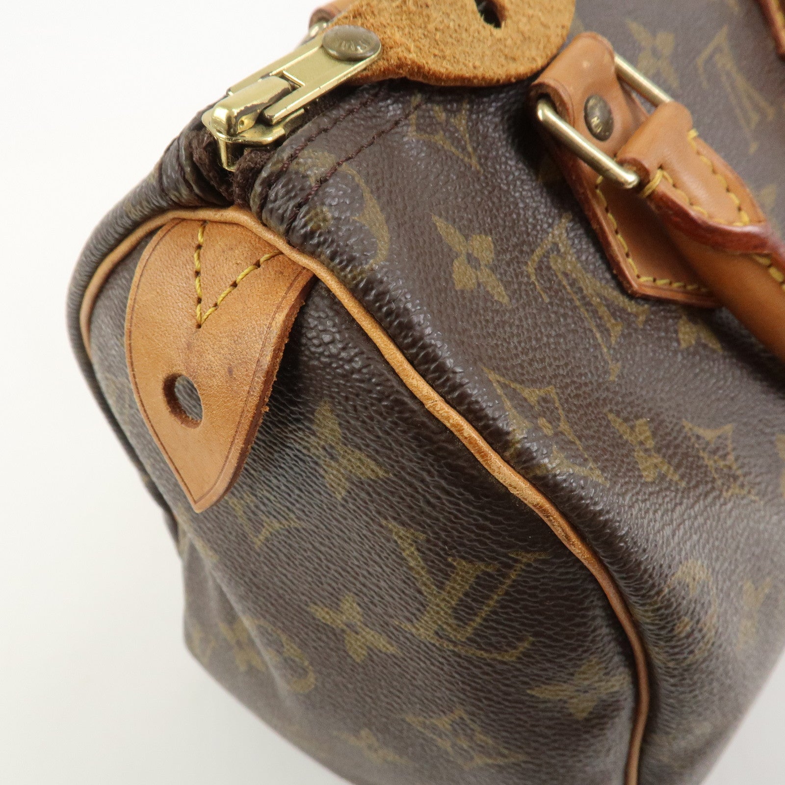 Louis Vuitton Monogram Speedy 25 Boston Bag Hand Bag Brown M41528