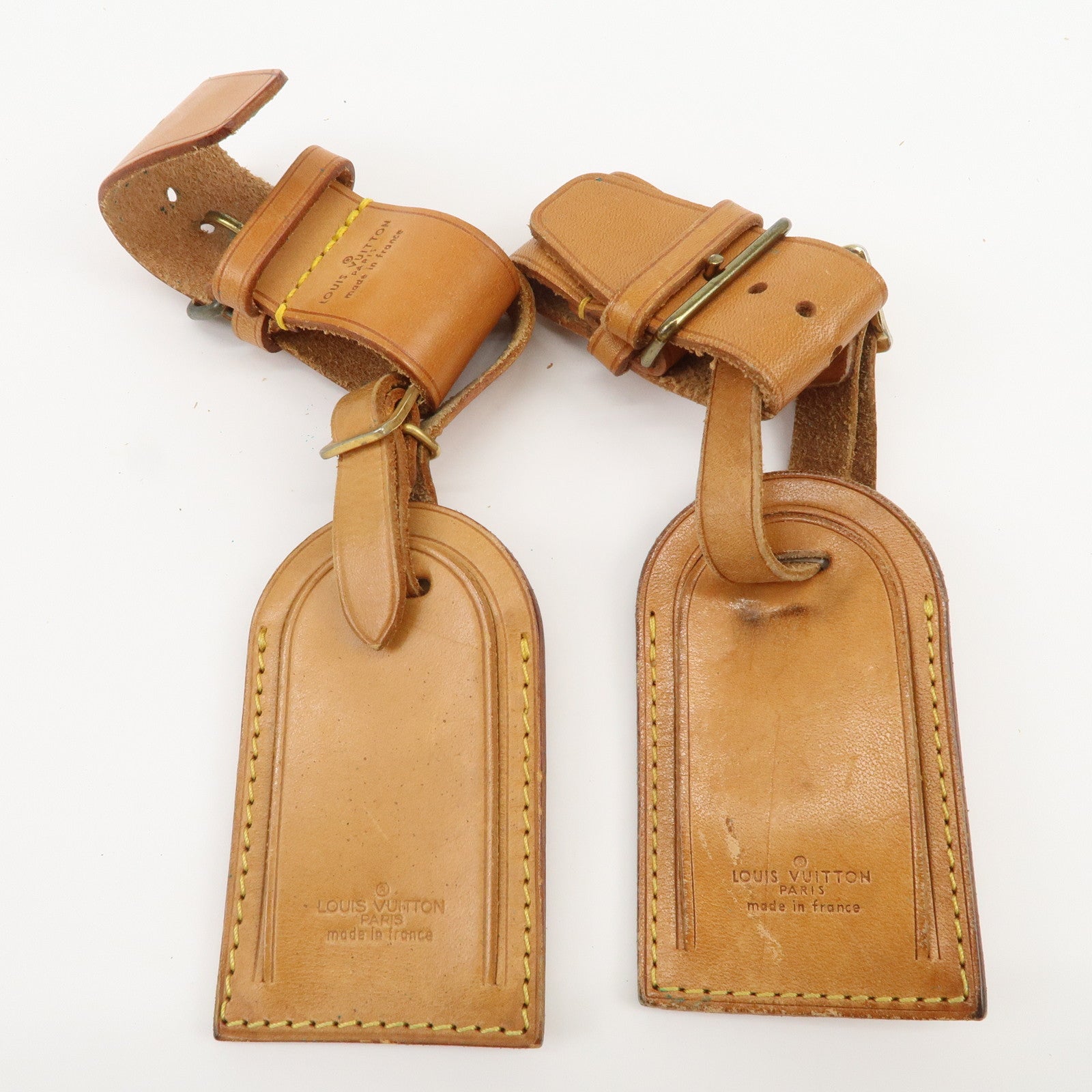 Louis Vuitton Set of 10 Leather Name Tag & Poignet