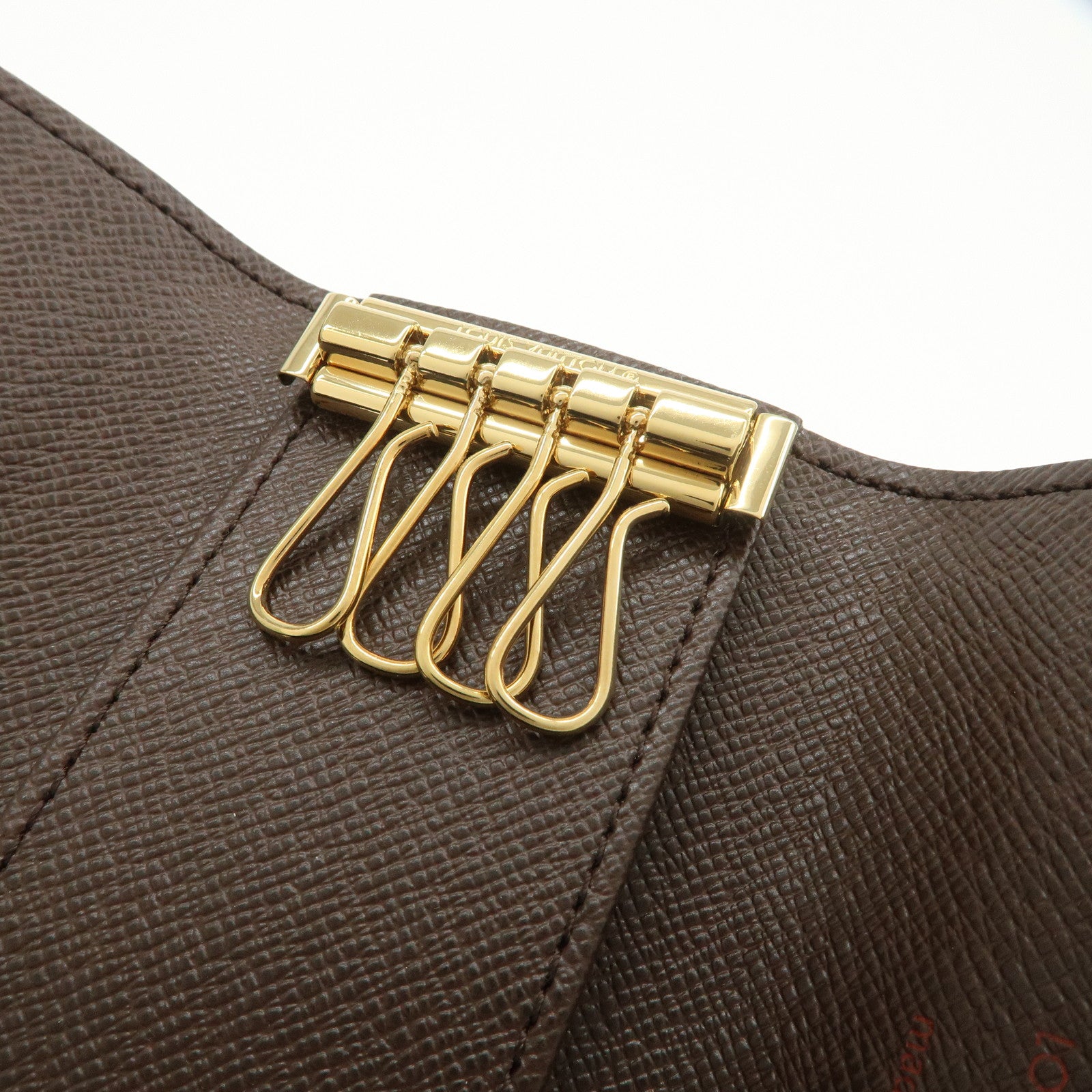 Louis Vuitton Damier Multicles 4 Key Case Damier Ebene Brown N62631