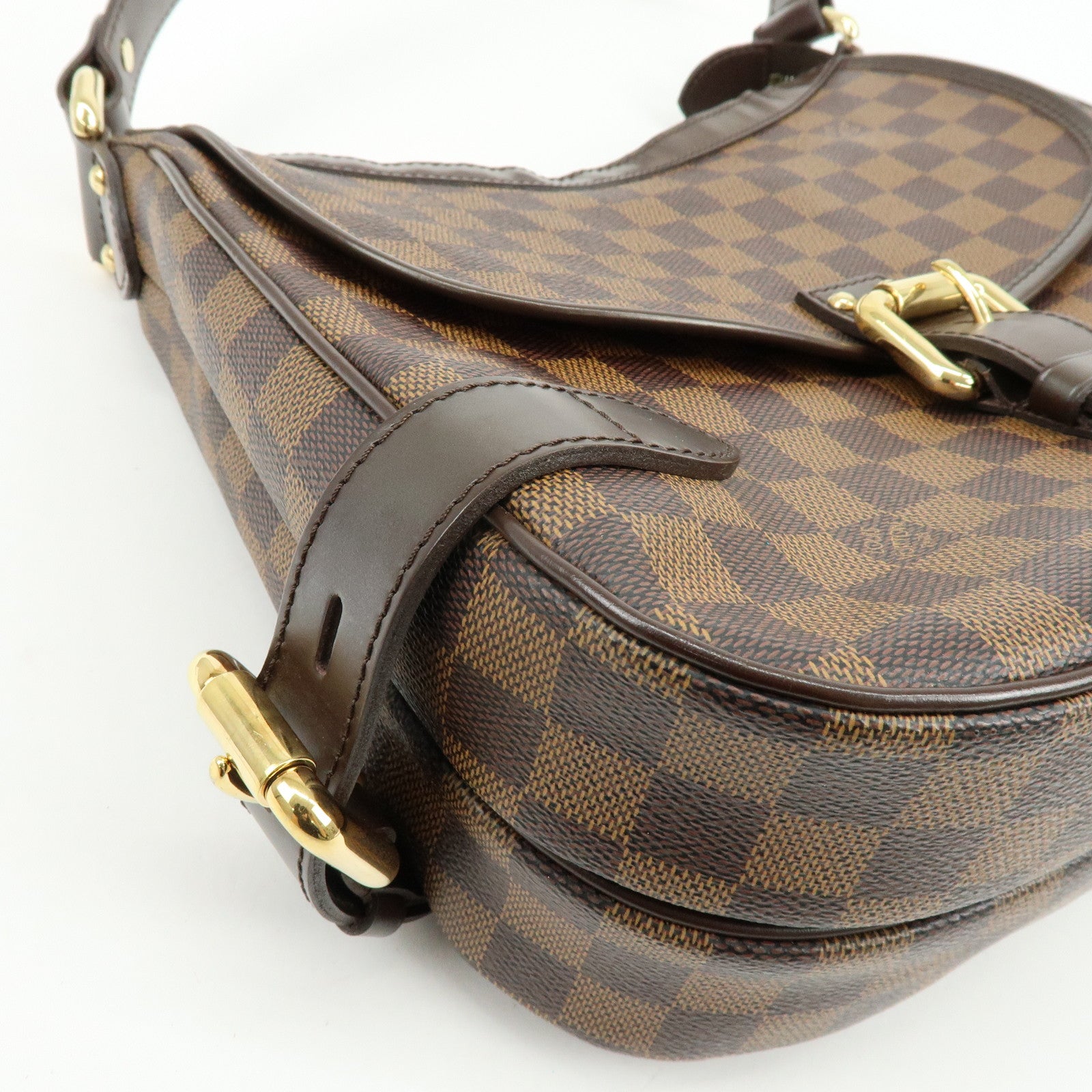 Louis Vuitton Damier Highbury Canvas Shoulder Bag Brown N51200