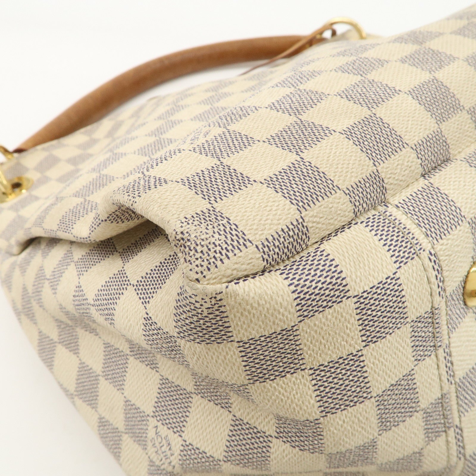 Louis Vuitton Damier Azur Canvas Artsy MM Shoulder Bag N41174 Used