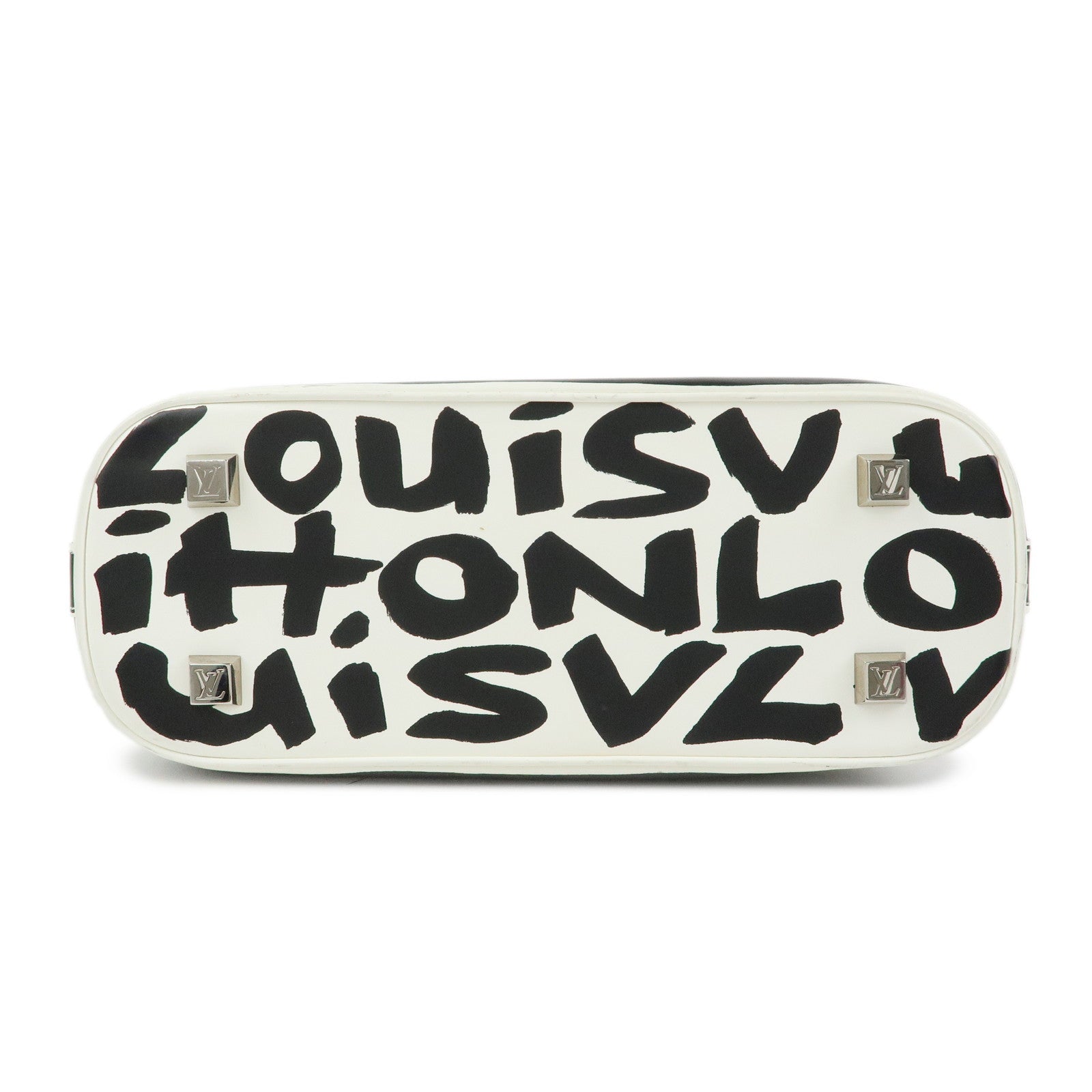 Louis Vuitton Monogram Graffiti Alma MM Hand Bag 2001 SS M92179