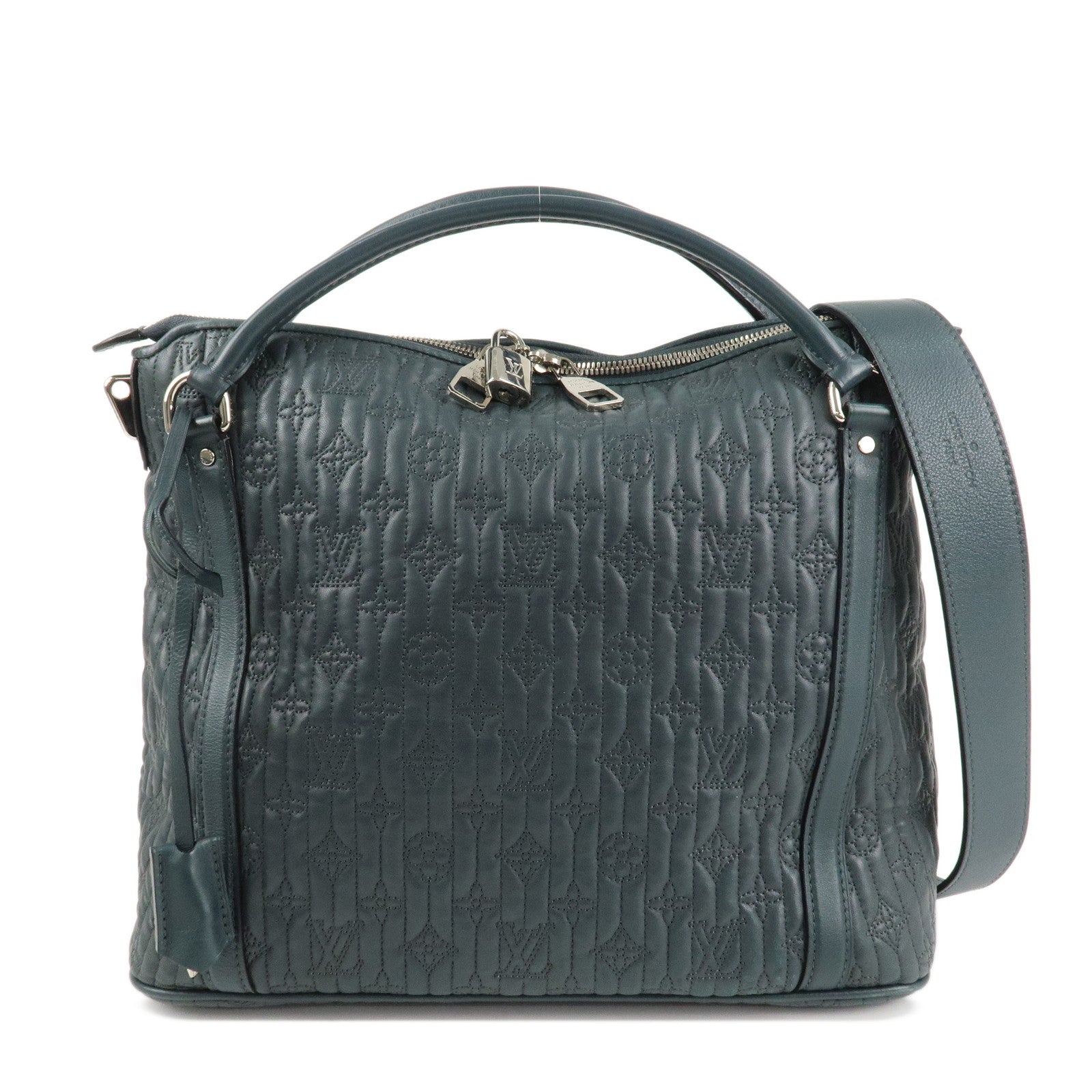 Louis Vuitton Monogram Antia Ixia MM Hand Bag Shoulder Bag Used