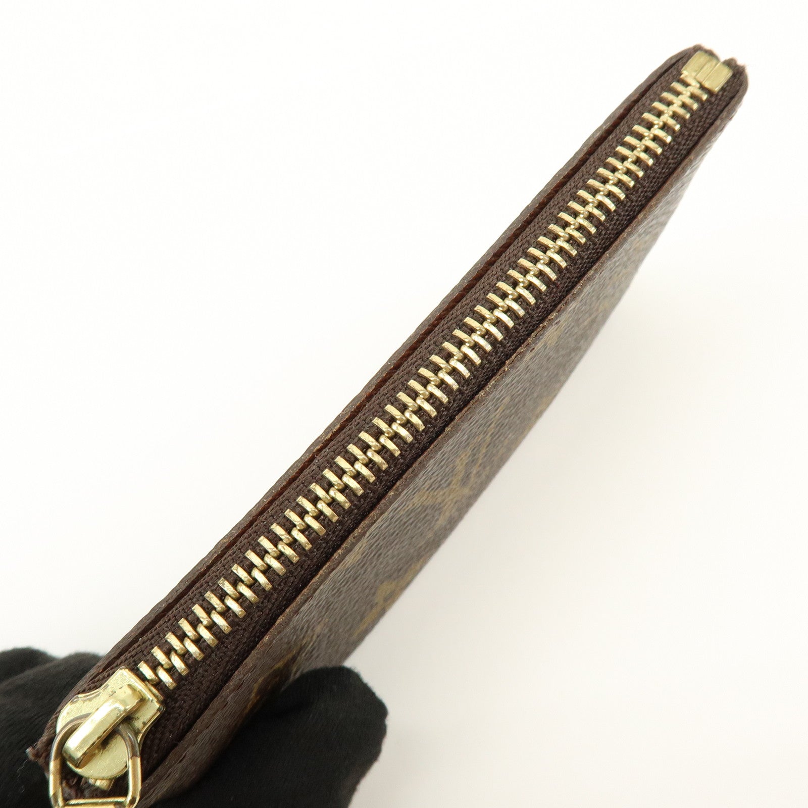 Louis Vuitton Monogram Pochette Cles Coin Case Key Case M62650