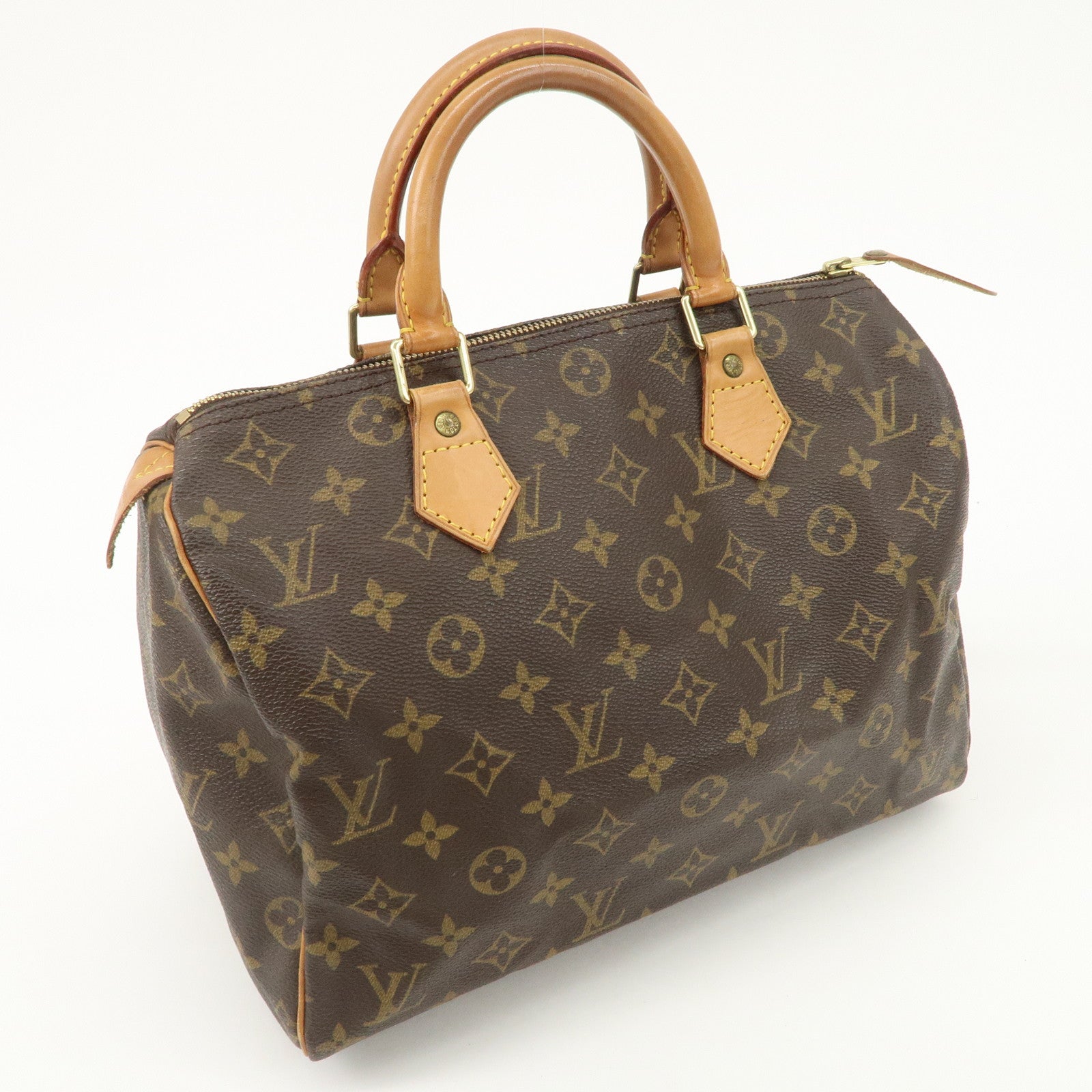 Louis Vuitton Monogram Speedy 30 Boston Bag Hand Bag M41526 Used