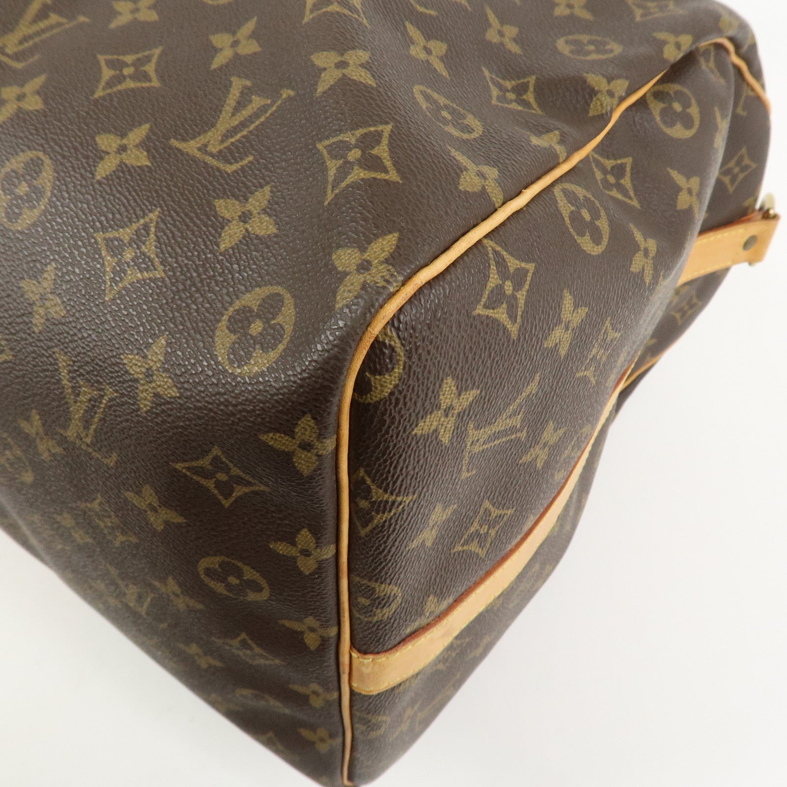 Louis Vuitton Monogram Keep All 60 Boston Bag Brown M41422