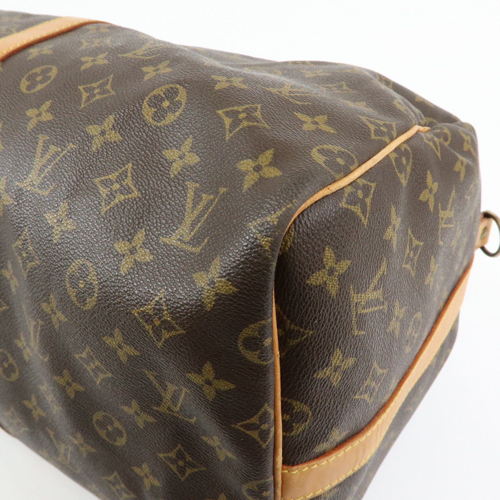 Louis Vuitton Monogram Keep All Bandouliere 55 Boston Bag M41414