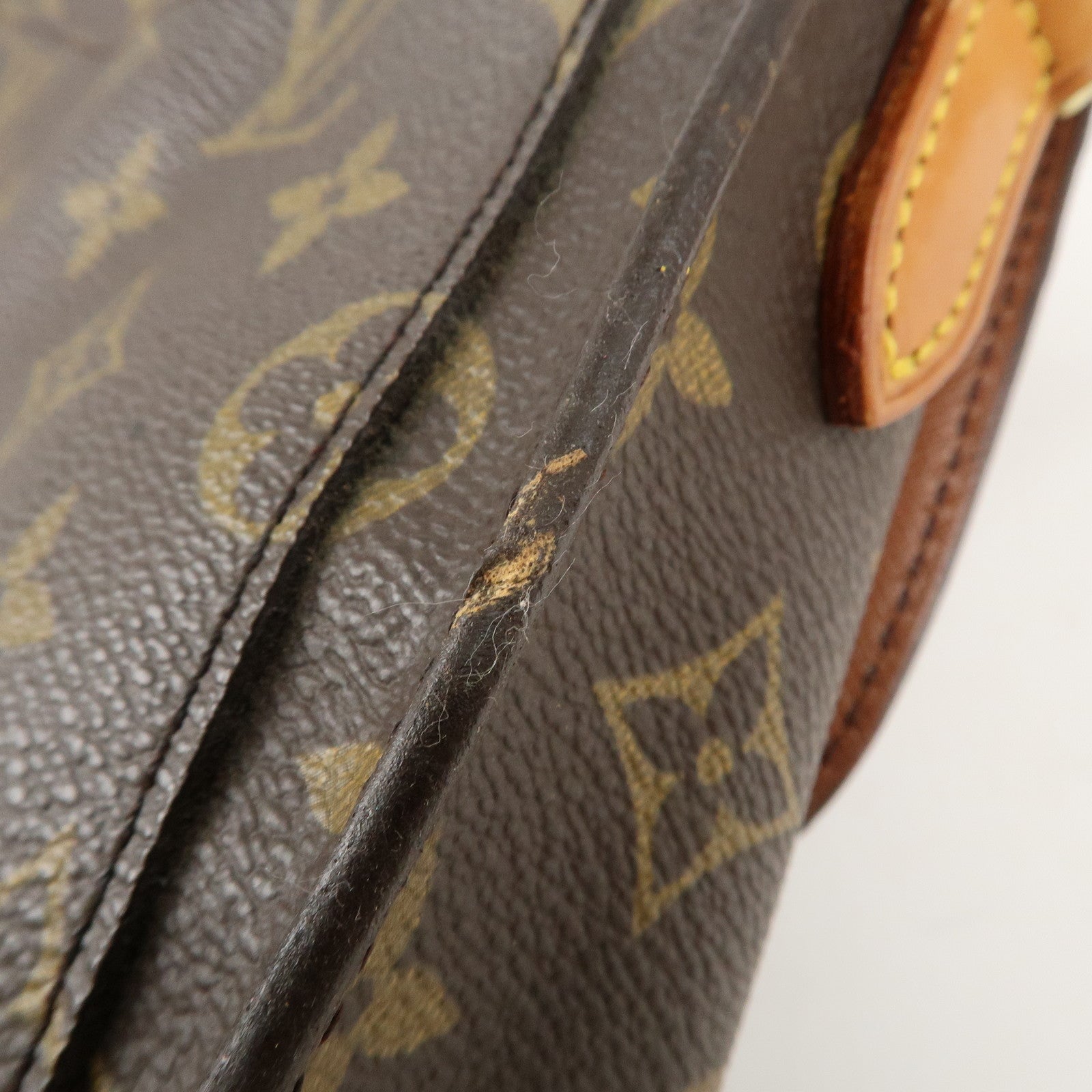 Louis Vuitton Monogram Saint Cloud MM Shoulder Bag Brown M51243 Used