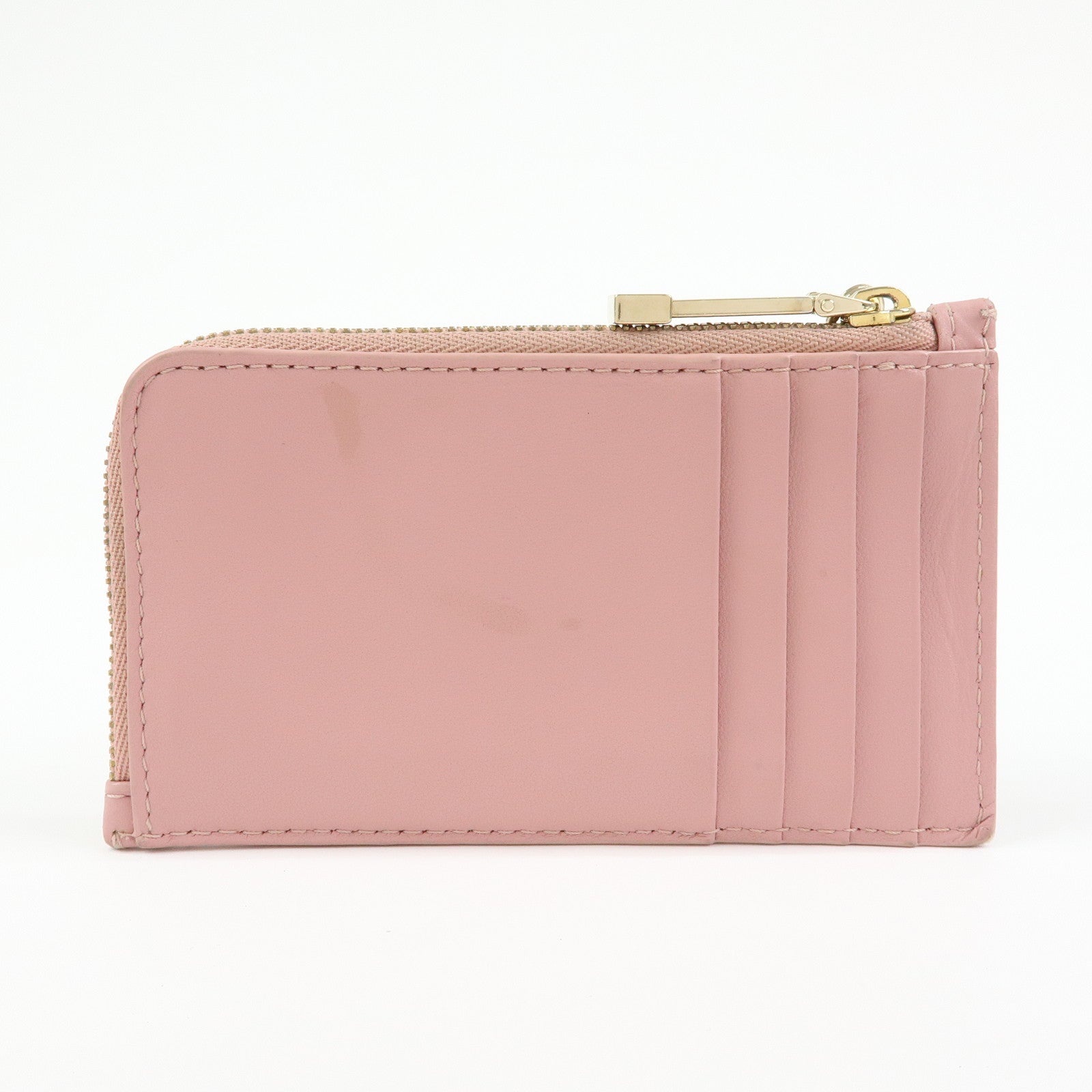 Christian Dior Lady Dior Cosmos Cannage Lambskin Card Case Pink
