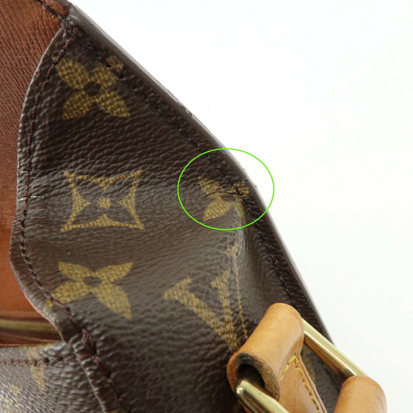 Louis Vuitton Monogram Saint Cloud GM Shoulder Bag Brown M51242