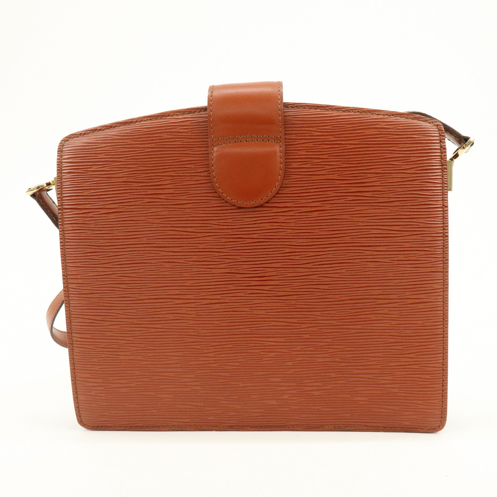 Louis Vuitton Epi Leather Capucines Shoulder Bag Kenya Brown M52343