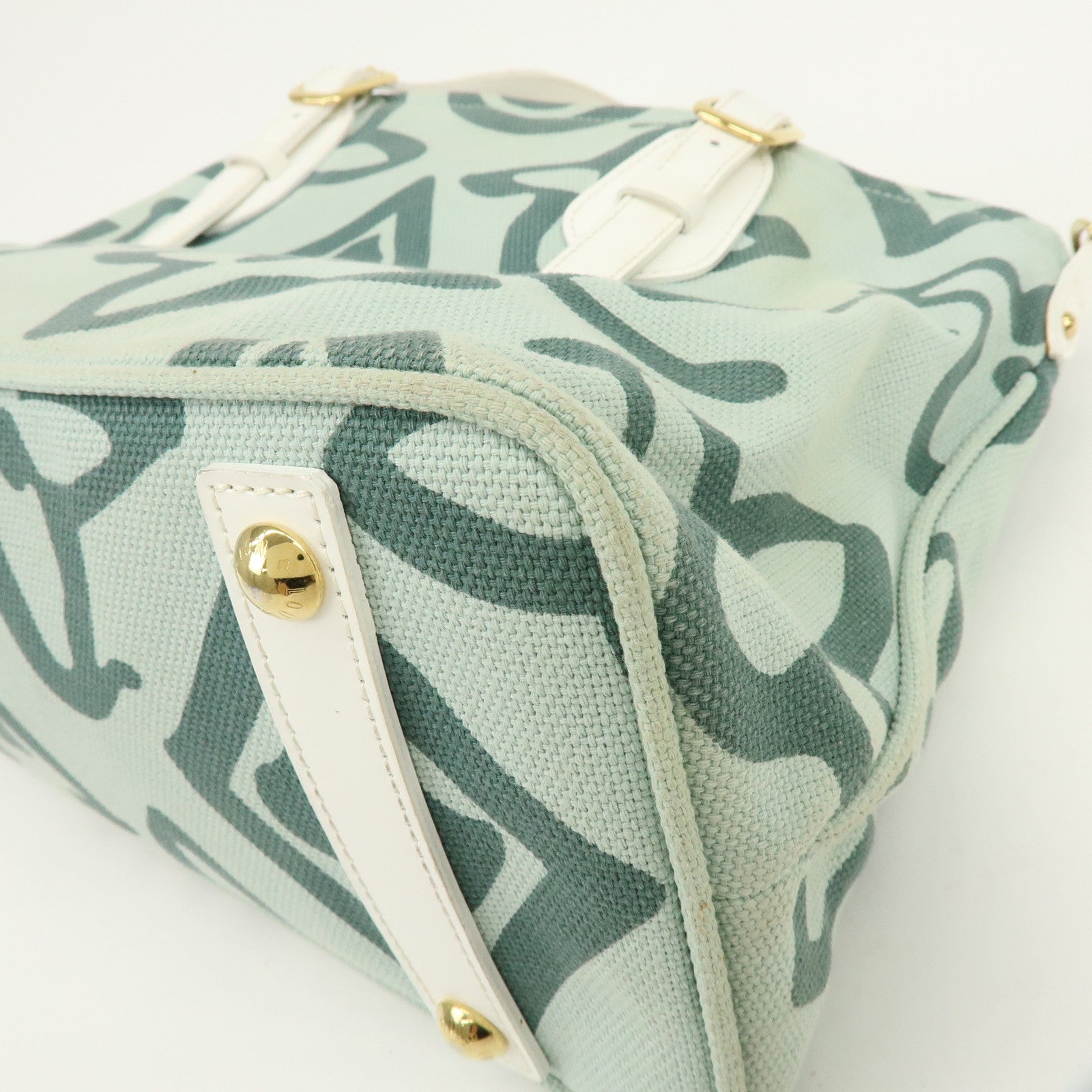 Louis Vuitton Cruise Line Tahitienne PM Canvas Tote Bag Mint M95678