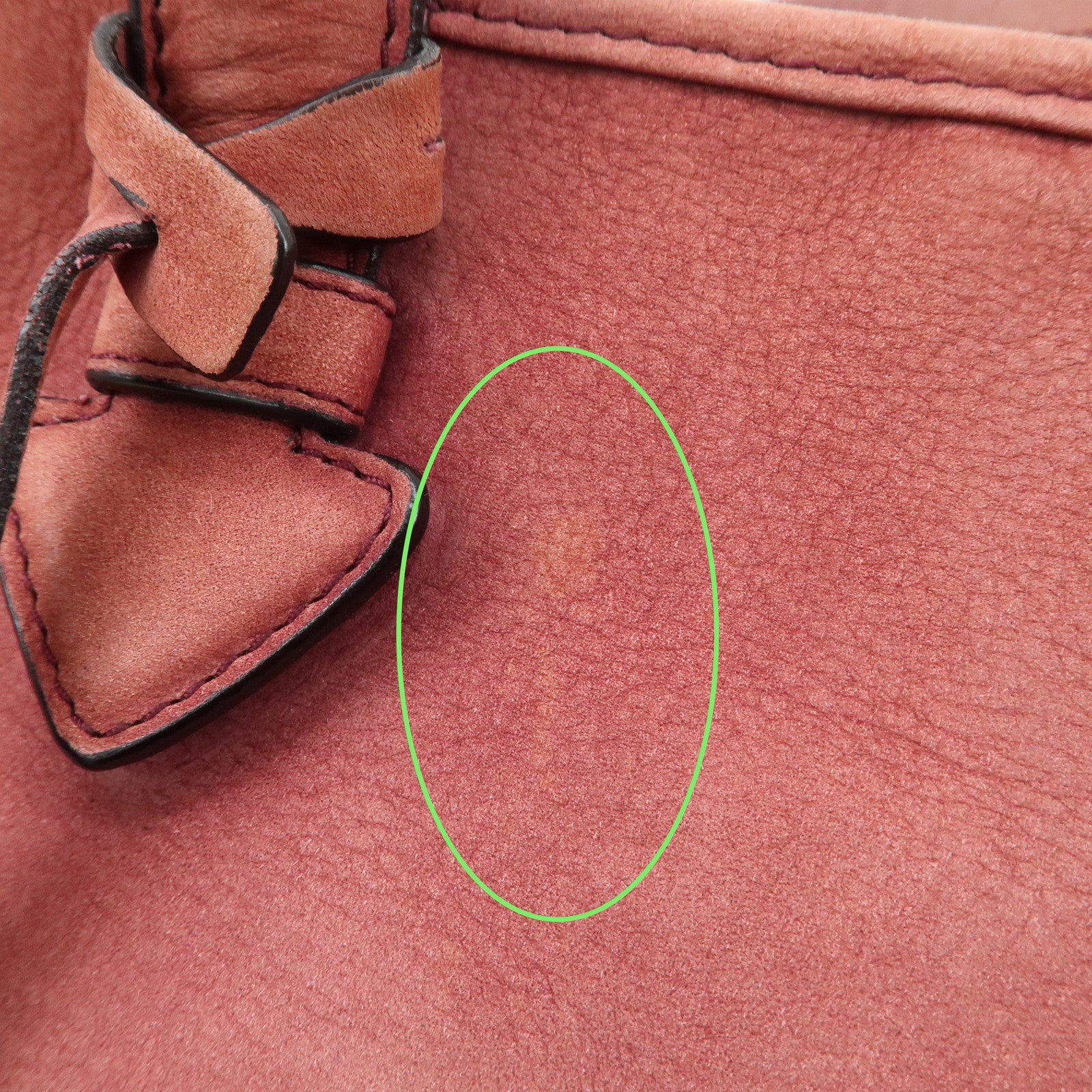 LOEWE Heritage Suede Tote Bag Shoulder Bag Brown