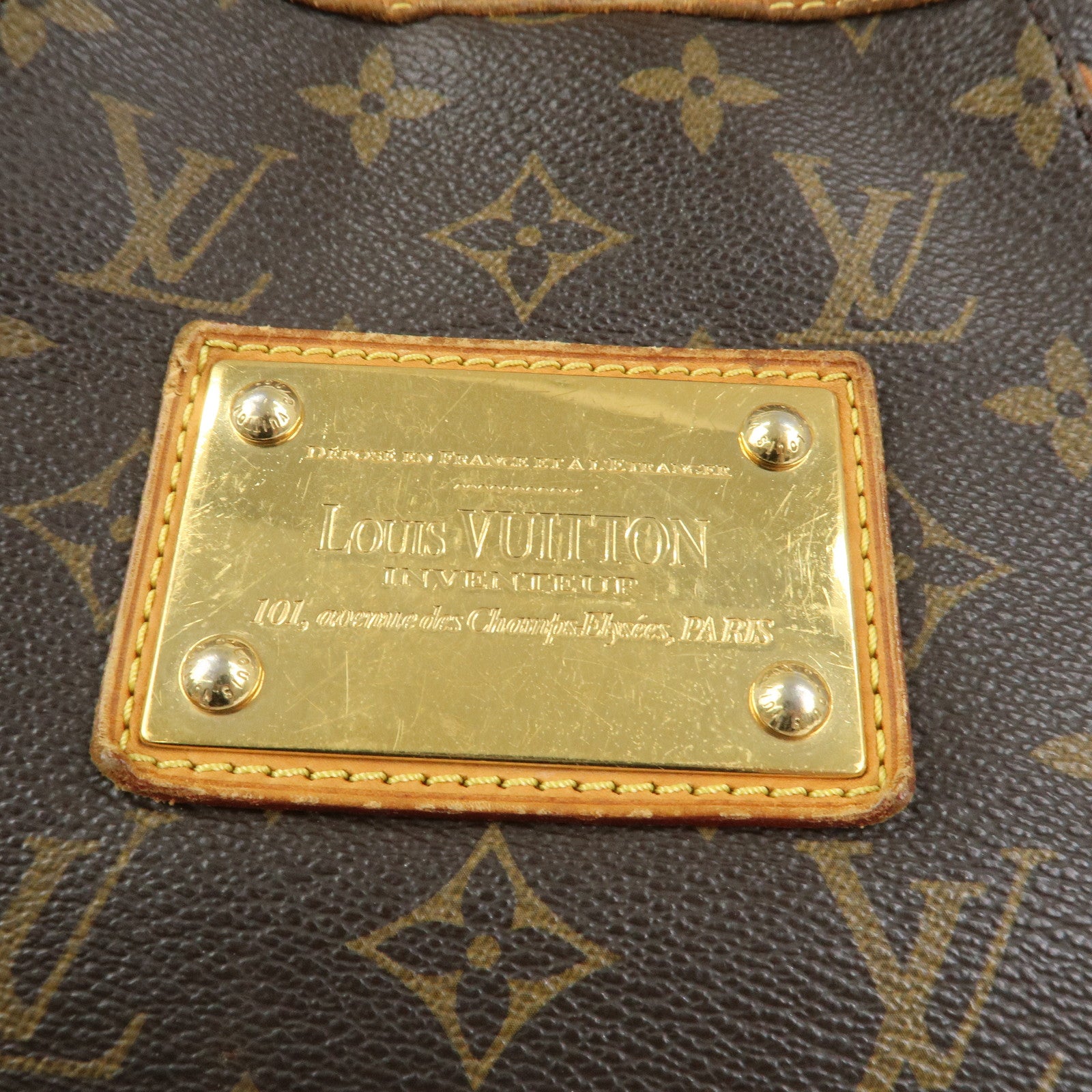 Louis Vuitton Monogram Galliera PM Shoulder Bag Brown M56382