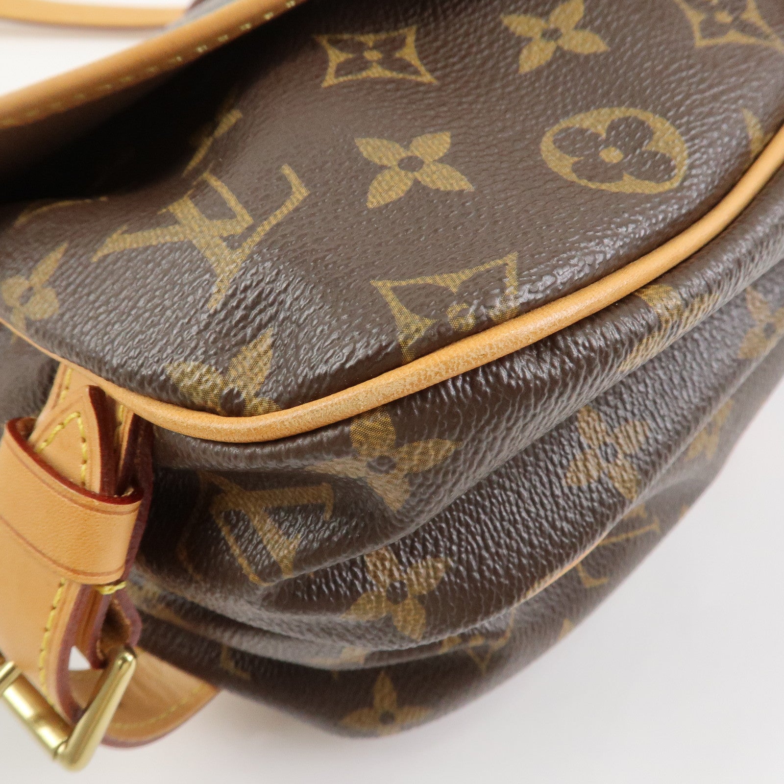 Louis Vuitton Monogram Saumur 30 Shoulder Bag Brown M42256