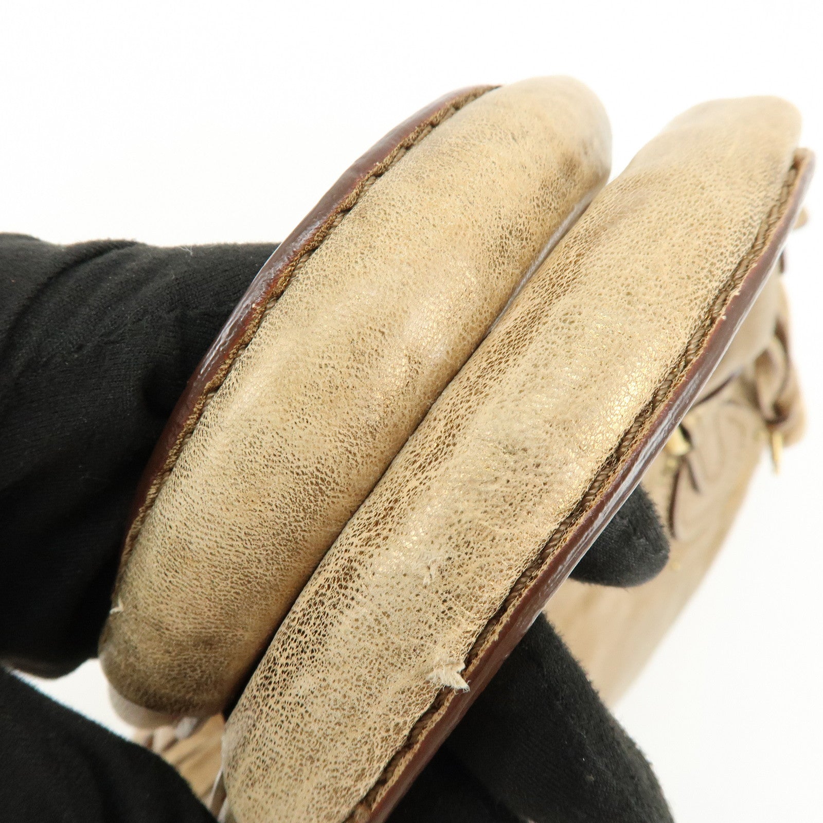 Chloe Paddington Leather Shoulder Bag Hand Bag Gold