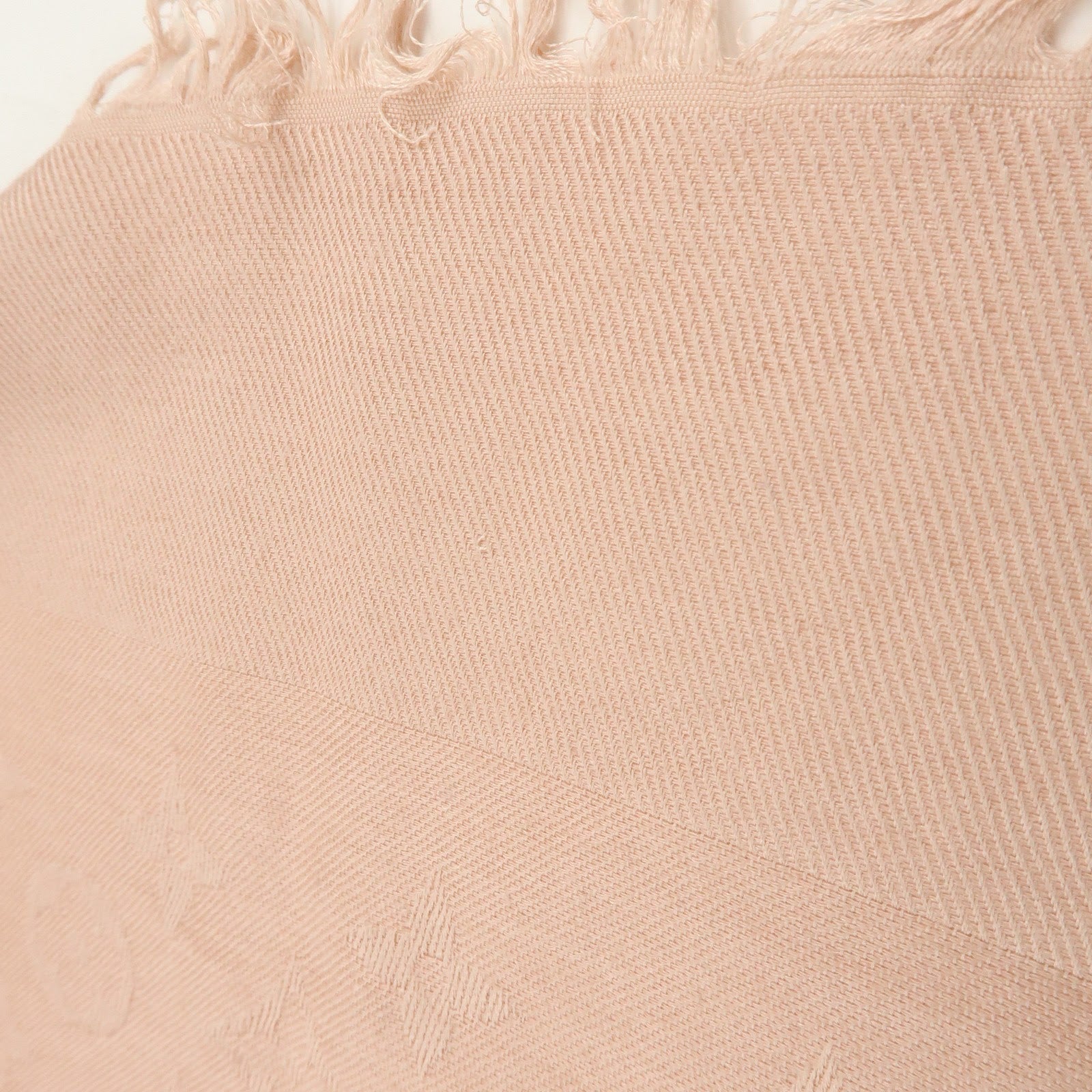 Louis Vuitton Monogram Silk Wook Scarf Shawl Pink 402336