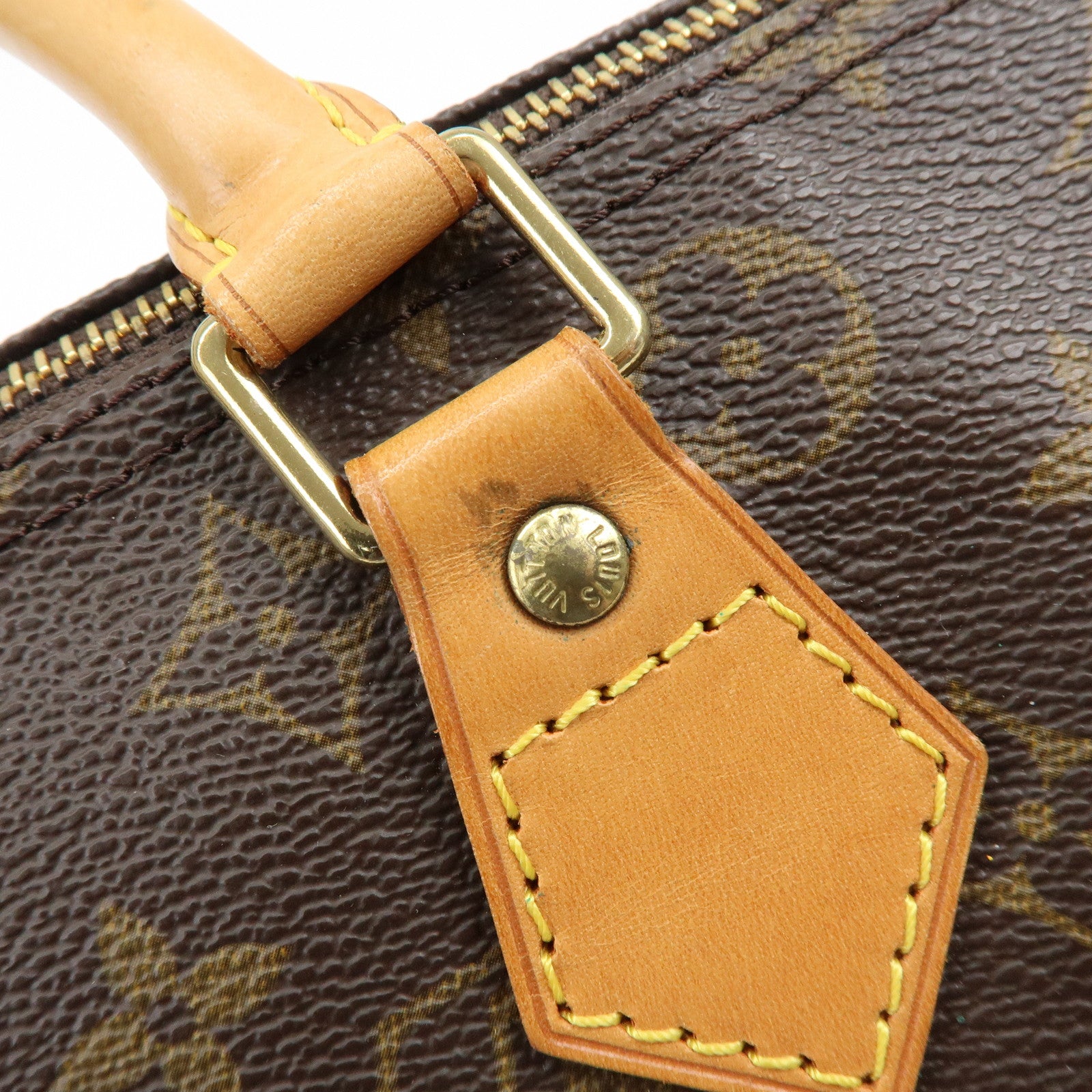 Louis Vuitton Monogram Speedy 30 Boston Bag Hand Bag Brown M41526