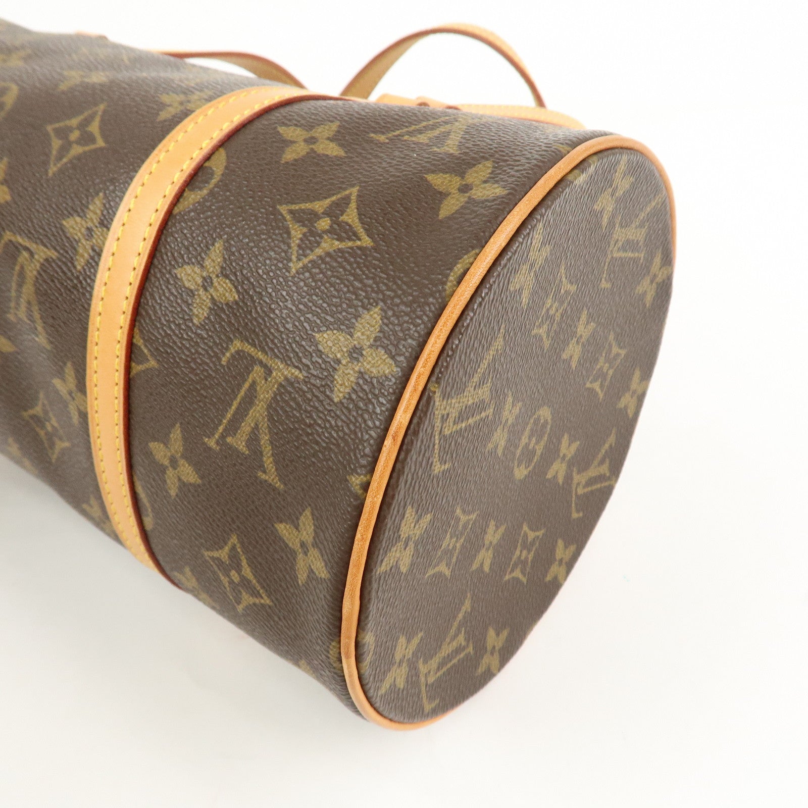Louis Vuitton Monogram Papillon 30 Hand Bag New Style Brown M51385