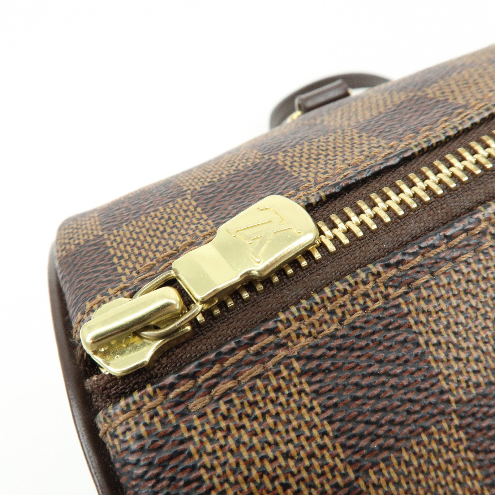Louis Vuitton Damier Ebene Papillon 30 Hand Bag Brown N51303