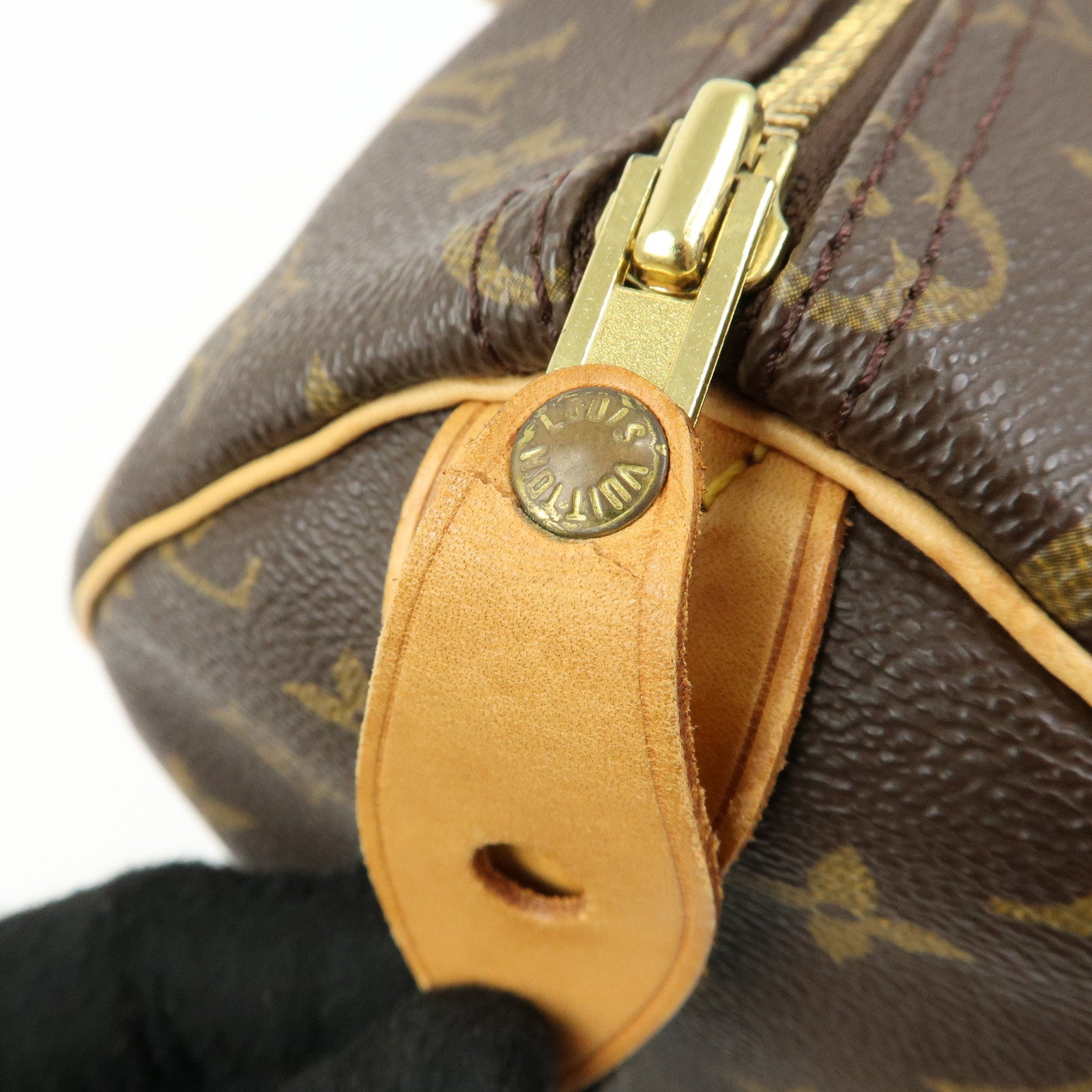 Louis Vuitton Monogram Speedy 35 Boston Bag Hand Bag Brown M41524