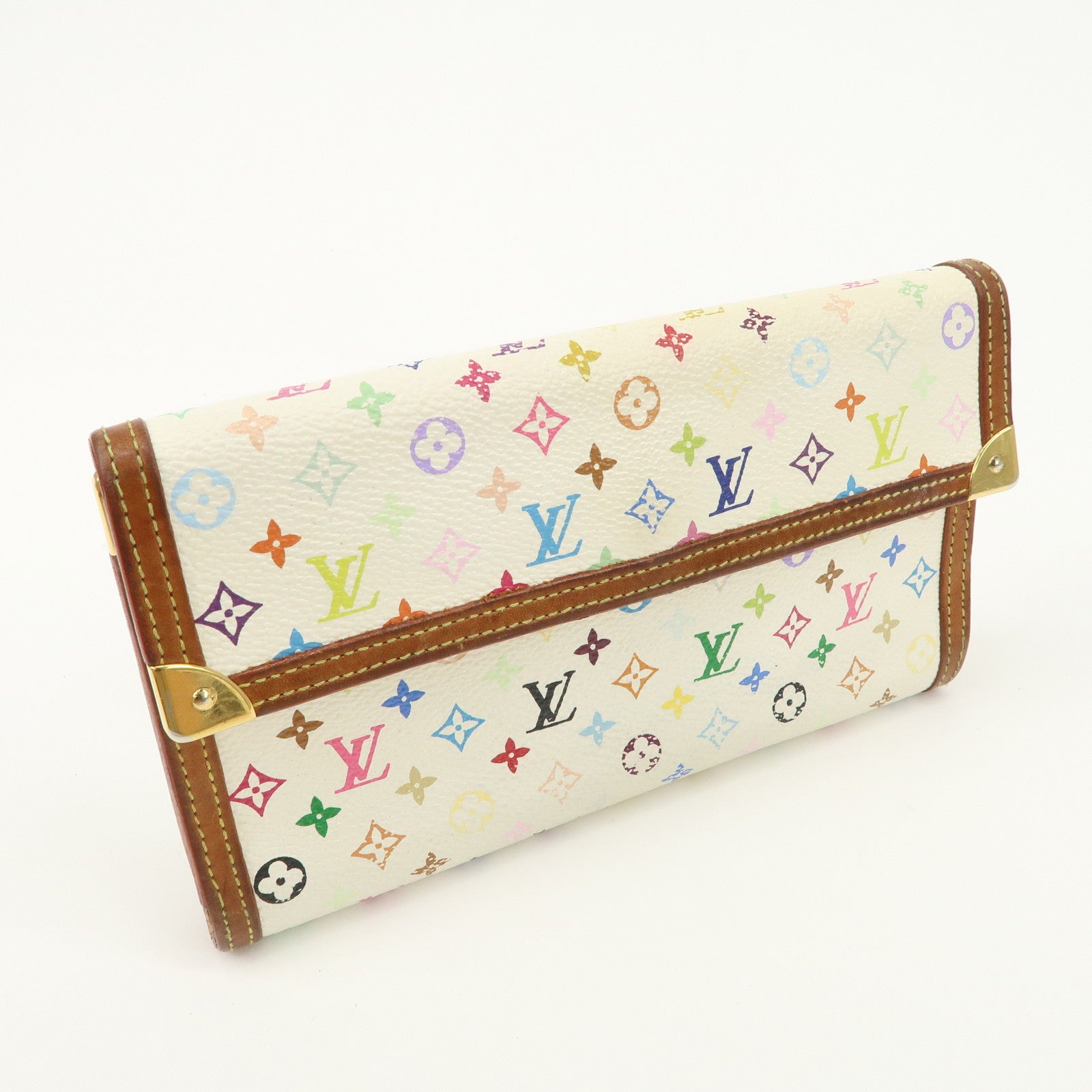 Louis Vuitton Monogram Multicolor Porte Trezor International Long Wallet Ｍ92659