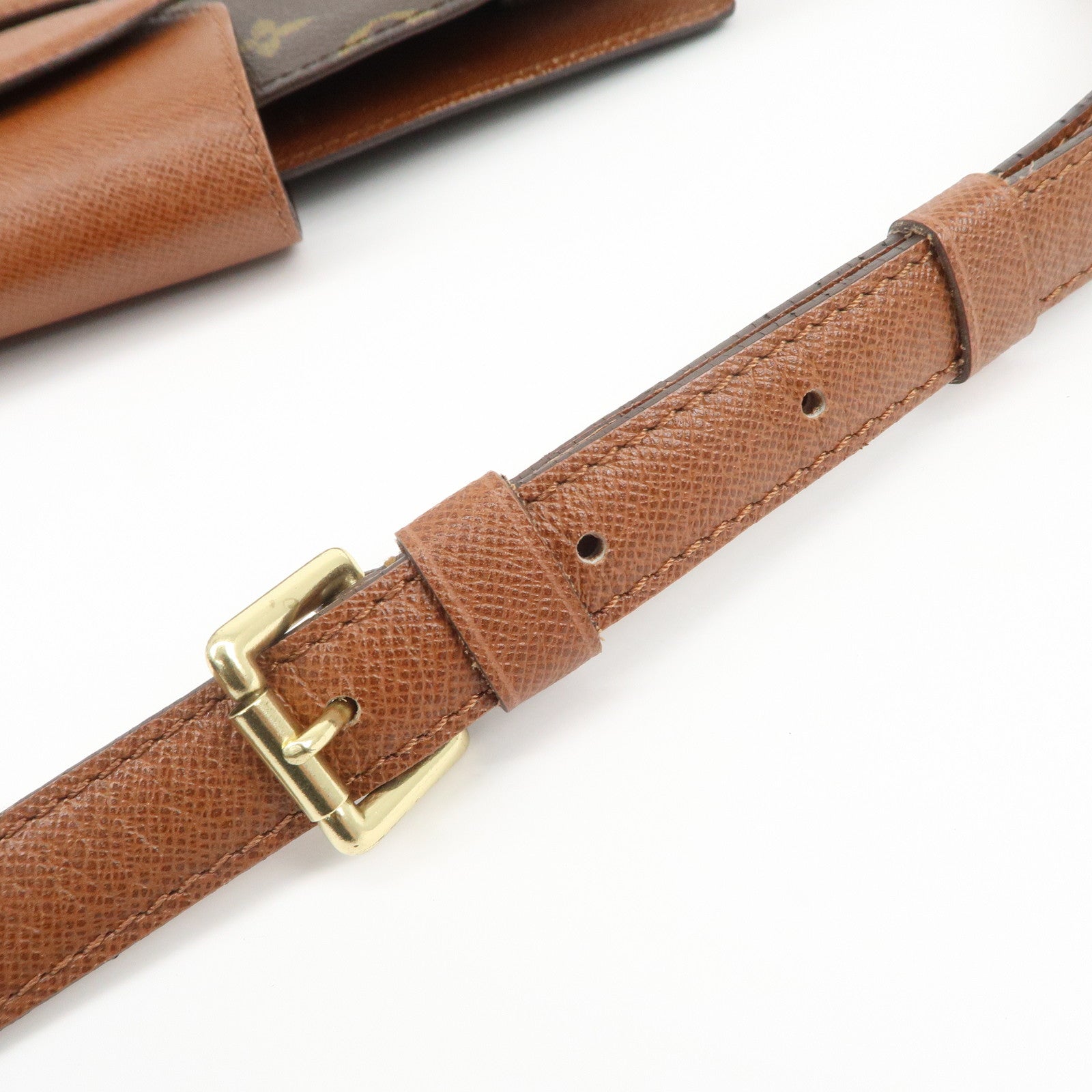 Louis Vuitton Monogram Courcelles Shoulder Bag Brown M51375