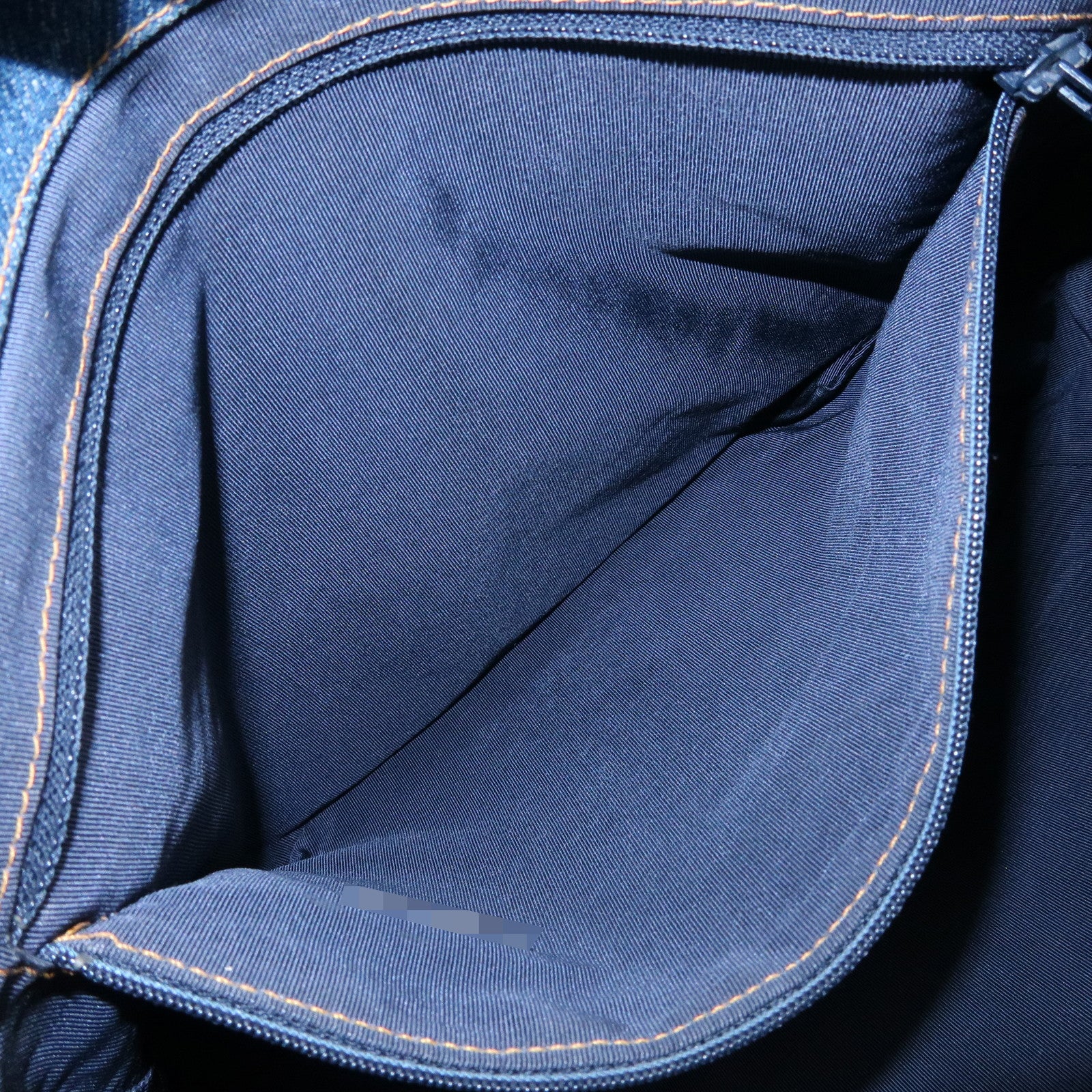 CHANEL COCO Mark Denim Tote Bag Shoulder Bag Blue