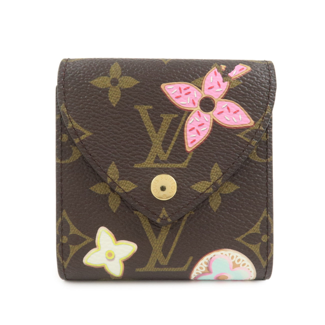 Louis Vuitton Monogram Notepad Pouch Candy Factory Brown GI1163