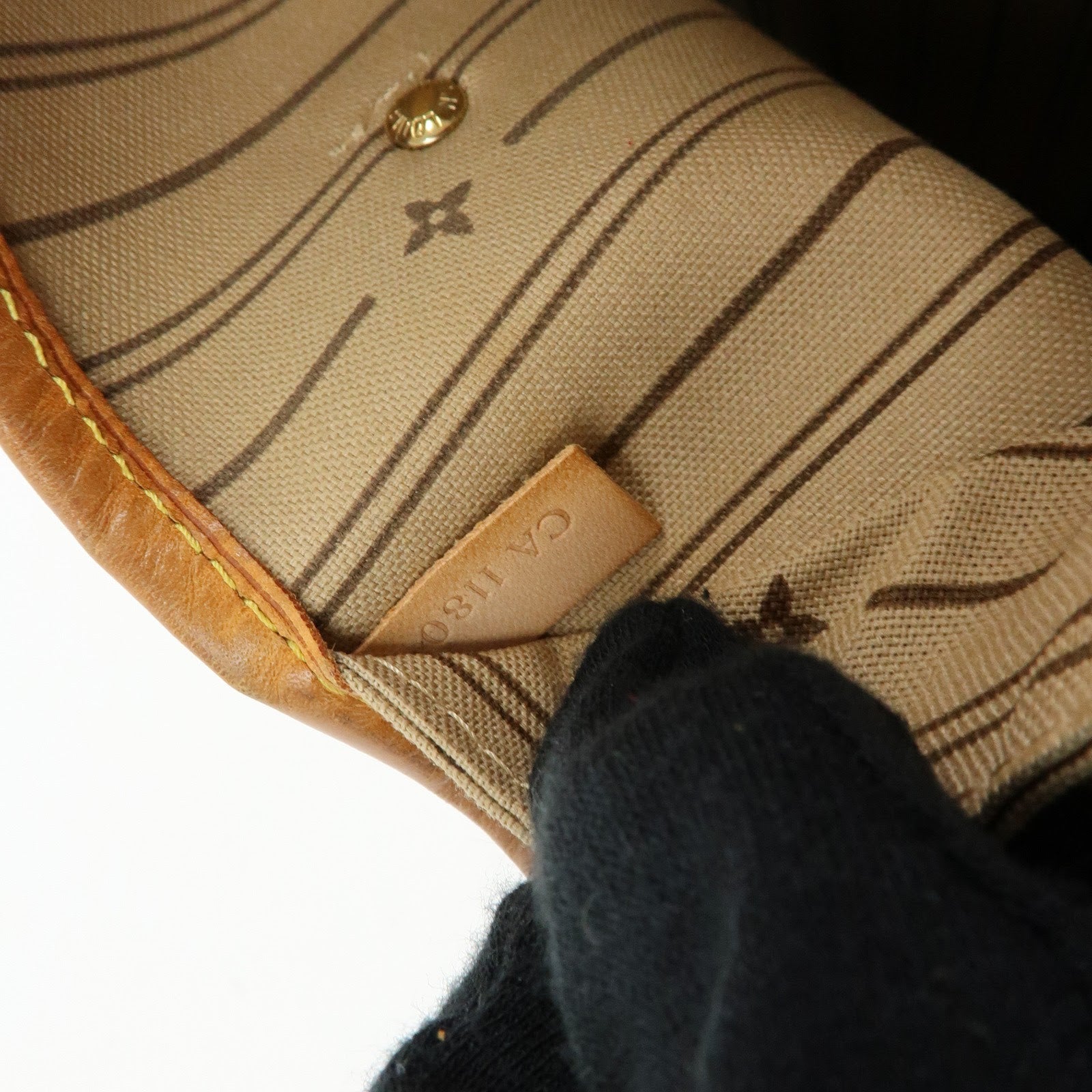 Louis Vuitton Monogram Neverfull MM Tote Shoulder Bag Brown M40156