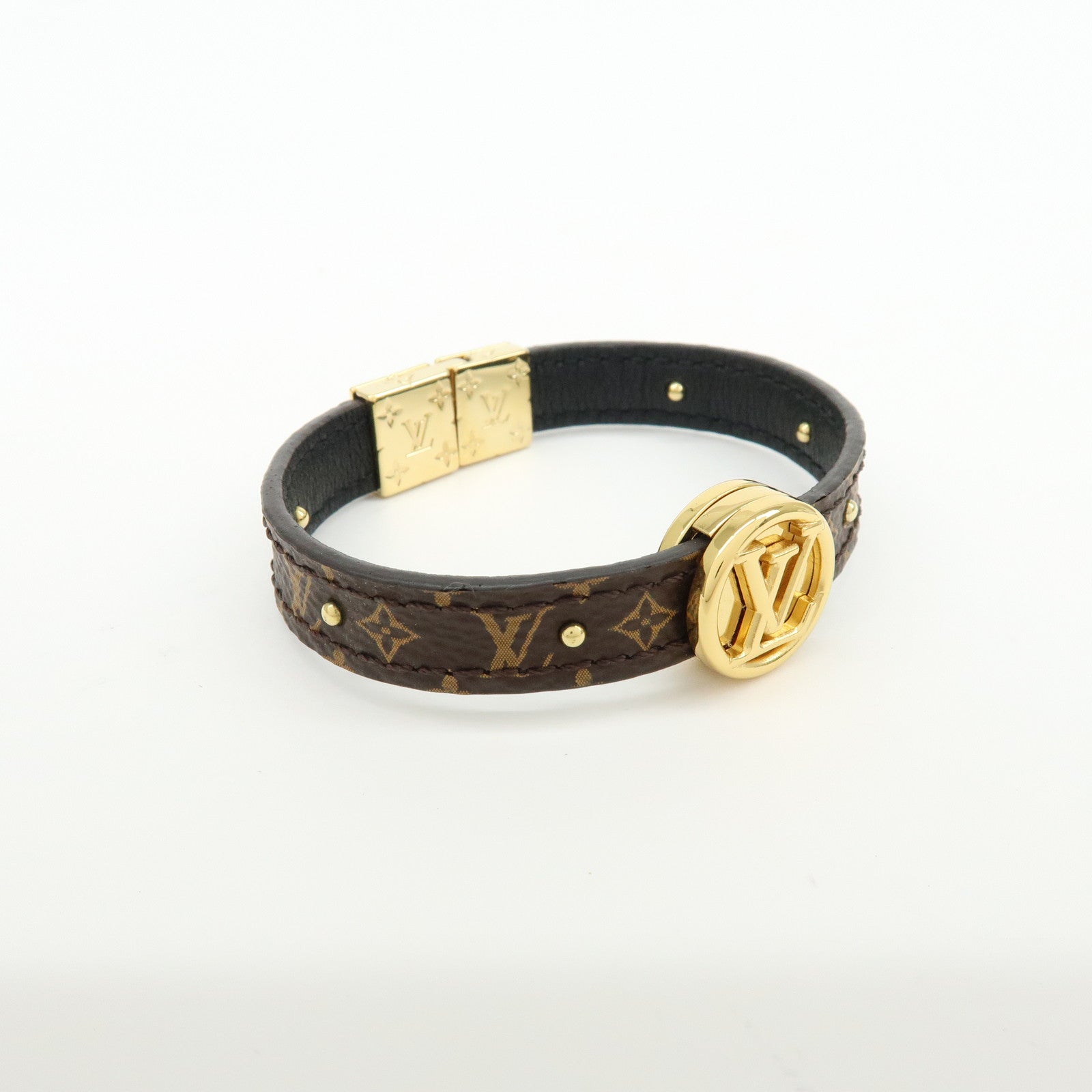 Louis Vuitton Monogram Canvas LV Circle Reversible Bracelet M6173