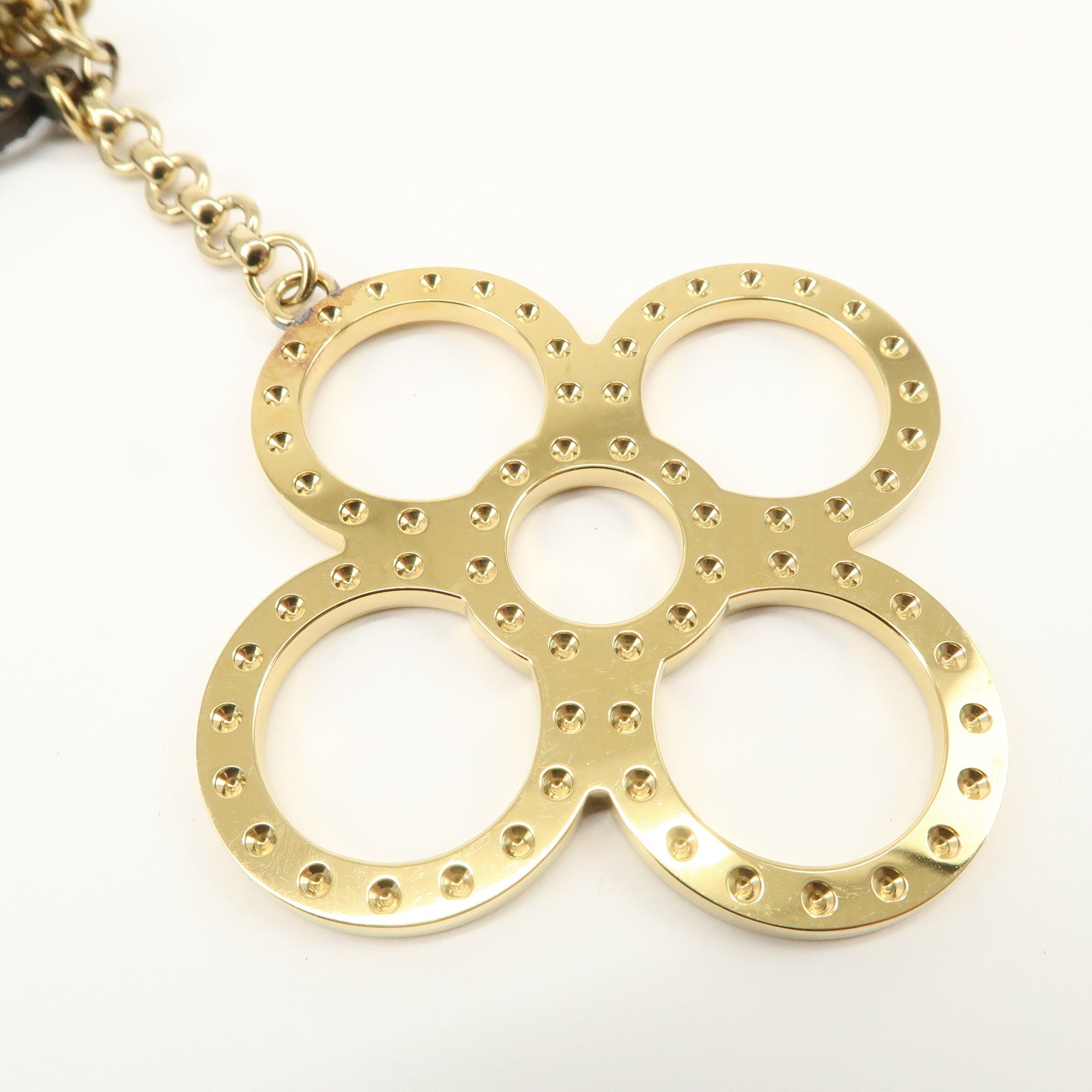 Louis Vuitton Monogram Bijoux Sac Tapage Bag Charm Gold M66350