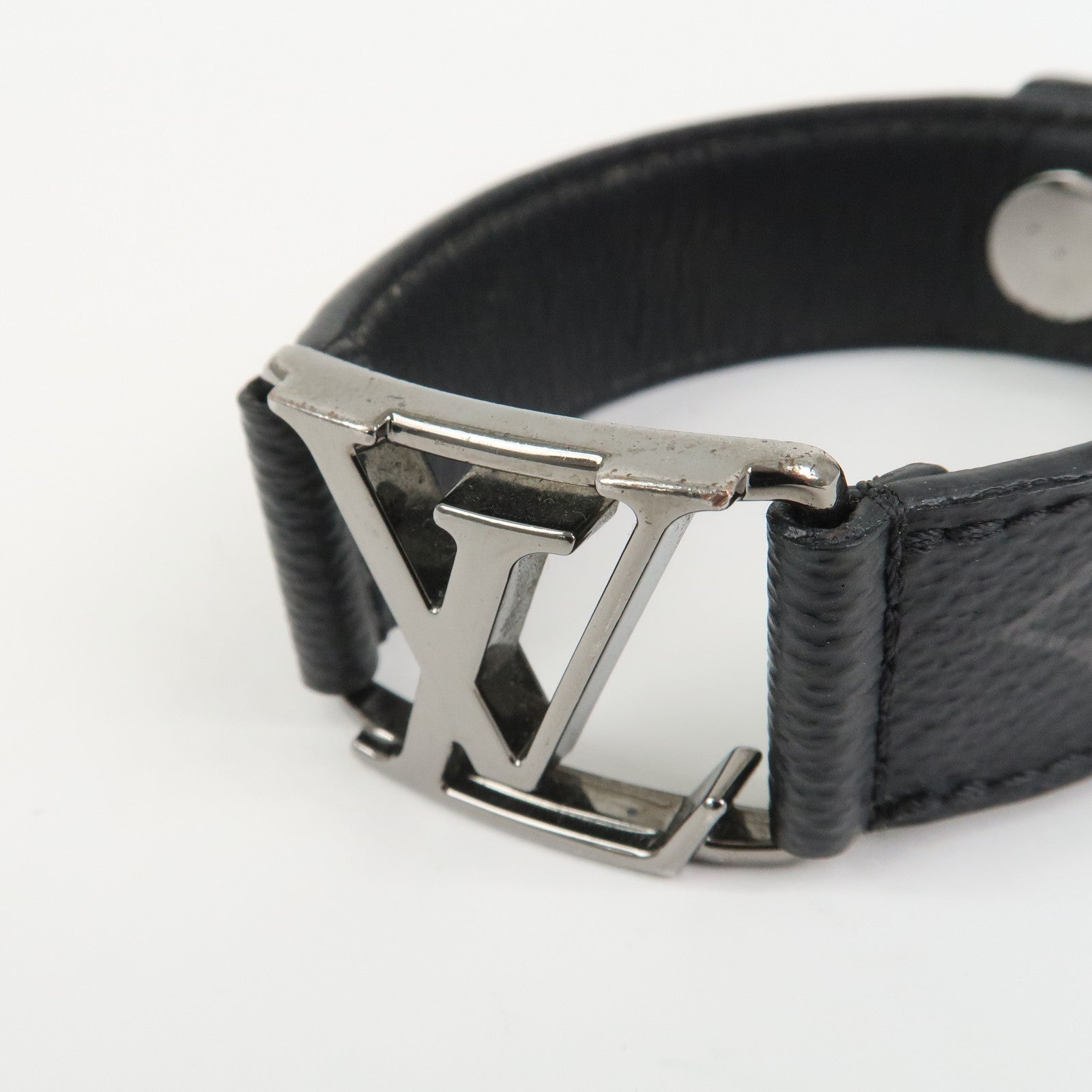 Louis Vuitton Monogram Eclips Hockenheim Bracelet Noir Black M6295