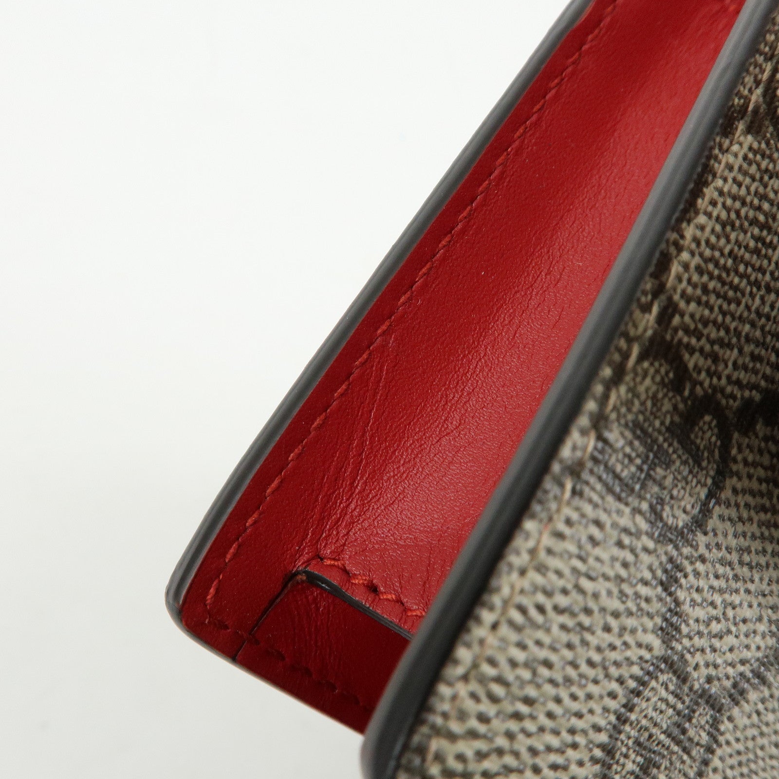GUCCI Interlocking G Cherry GG Supreme Chain Shoulder Bag 481291
